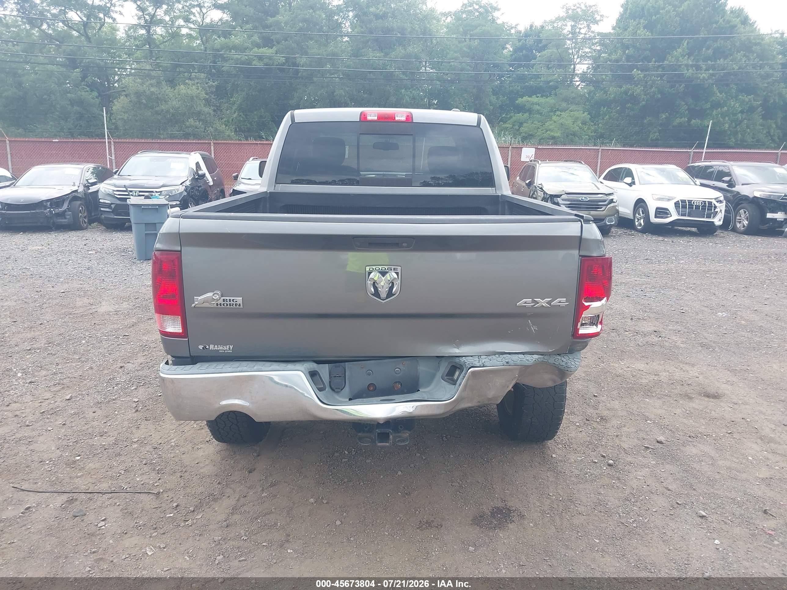2010 Dodge Ram 1500 Slt/sport/trx Gray vin: 1D7RV1GT4AS192193