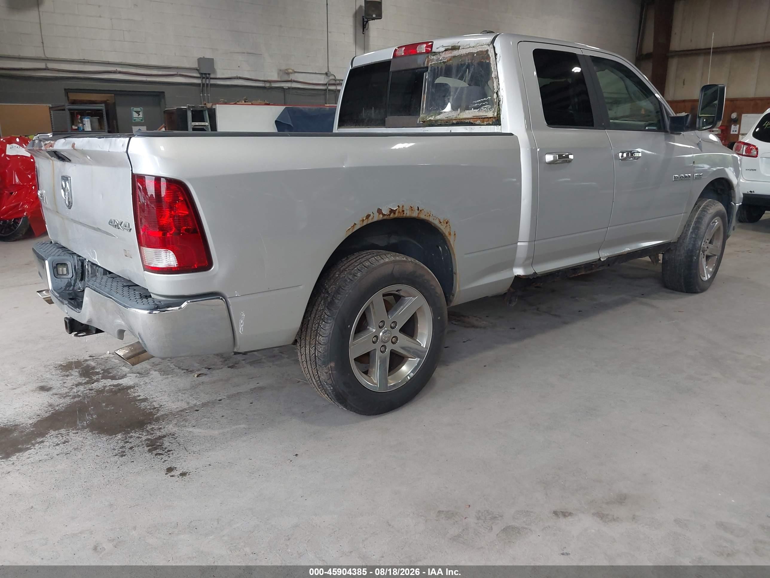 2010 Dodge Ram 1500 Slt/sport/trx Gray vin: 1D7RV1GT4AS256426