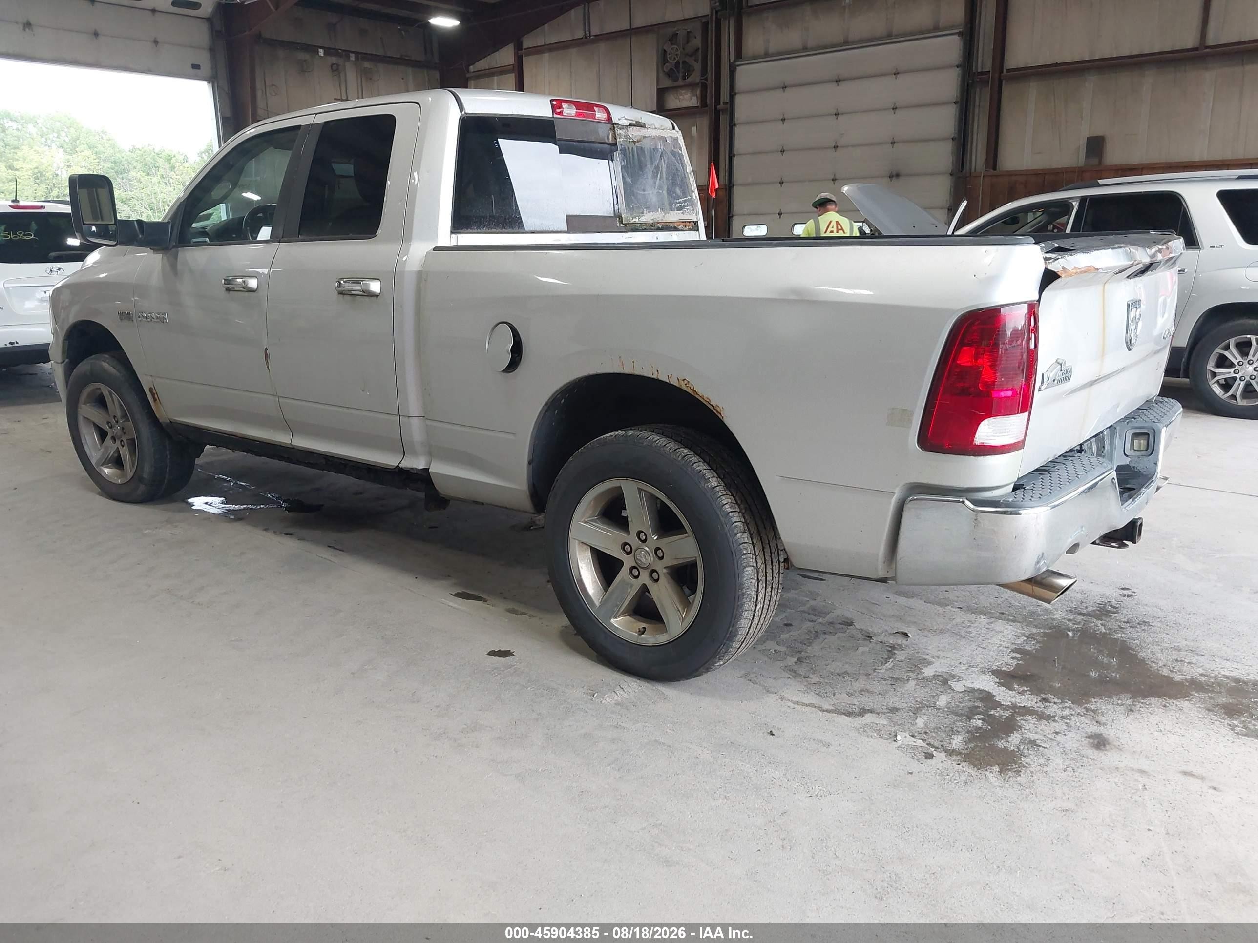 2010 Dodge Ram 1500 Slt/sport/trx Gray vin: 1D7RV1GT4AS256426