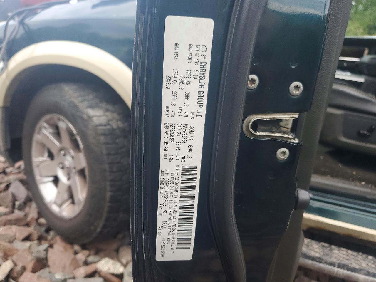 2011 Dodge Ram 1500 Green vin: 1D7RV1GT4BS546439