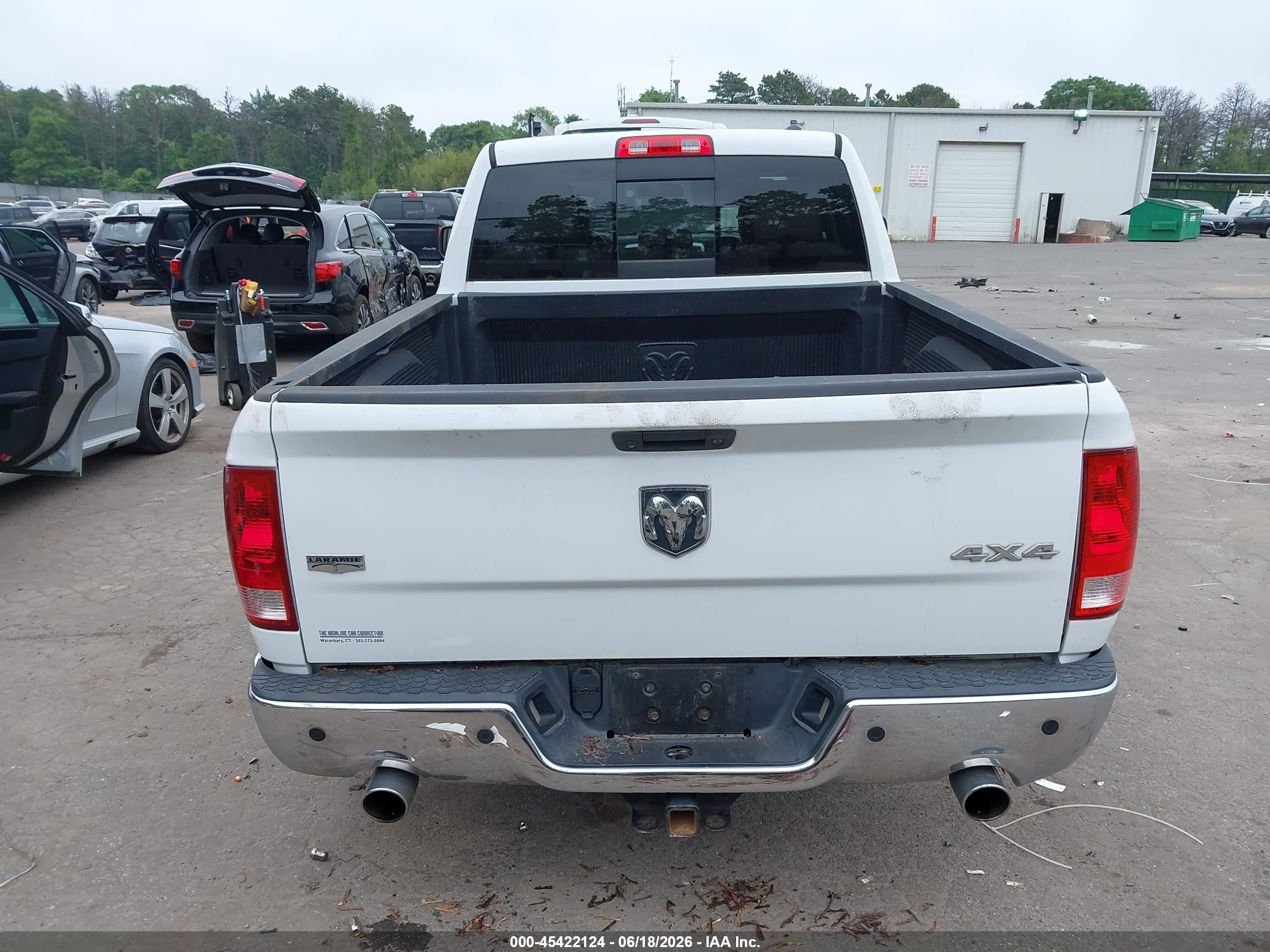 2011 Ram Ram 1500 Laramie White vin: 1D7RV1GT4BS562866