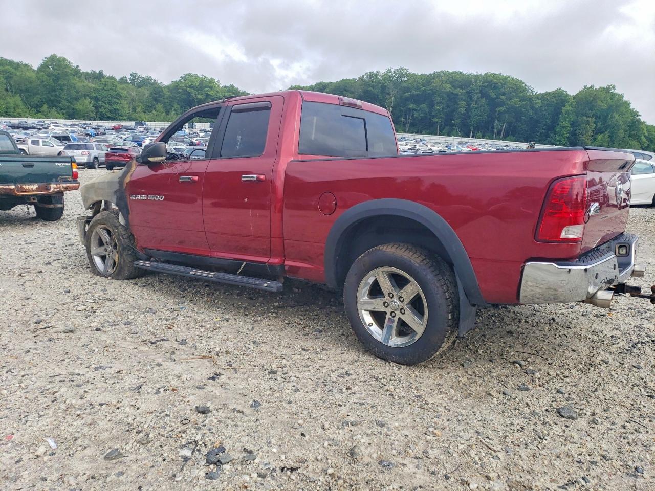 2011 Dodge Ram 1500 Red vin: 1D7RV1GT4BS566755