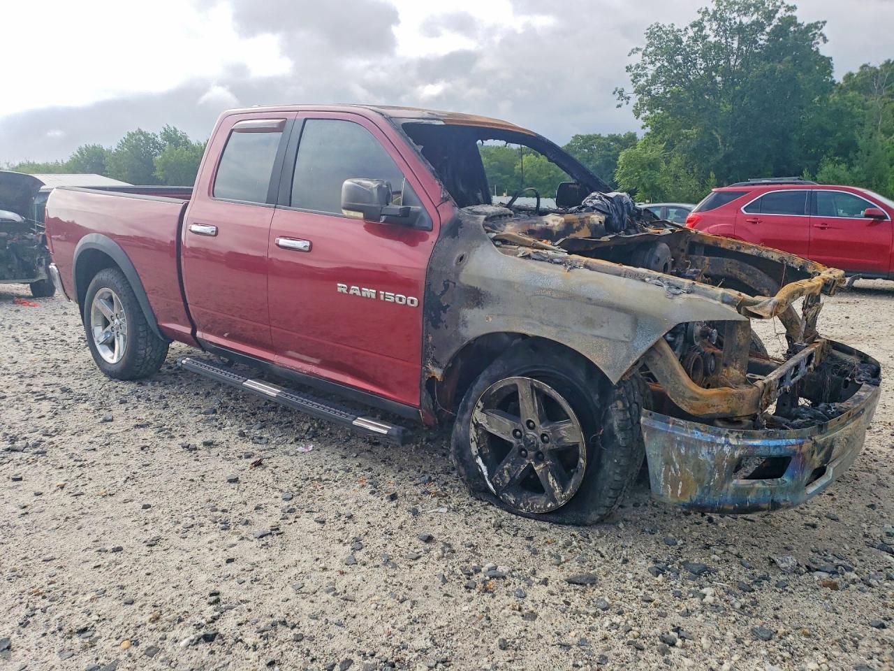 2011 Dodge Ram 1500 Red vin: 1D7RV1GT4BS566755