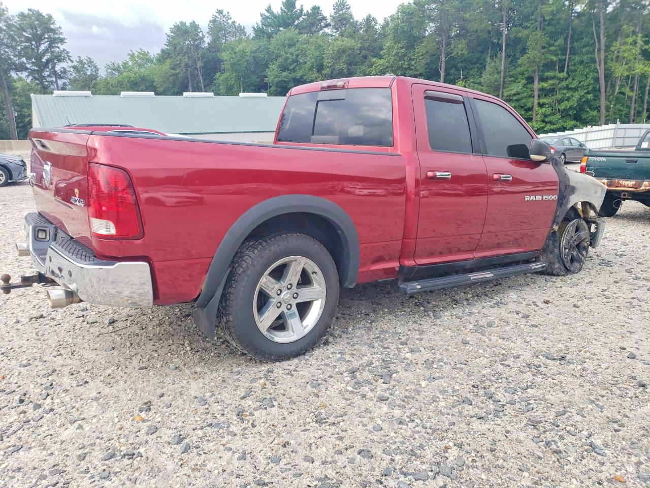 2011 Dodge Ram 1500 Red vin: 1D7RV1GT4BS566755