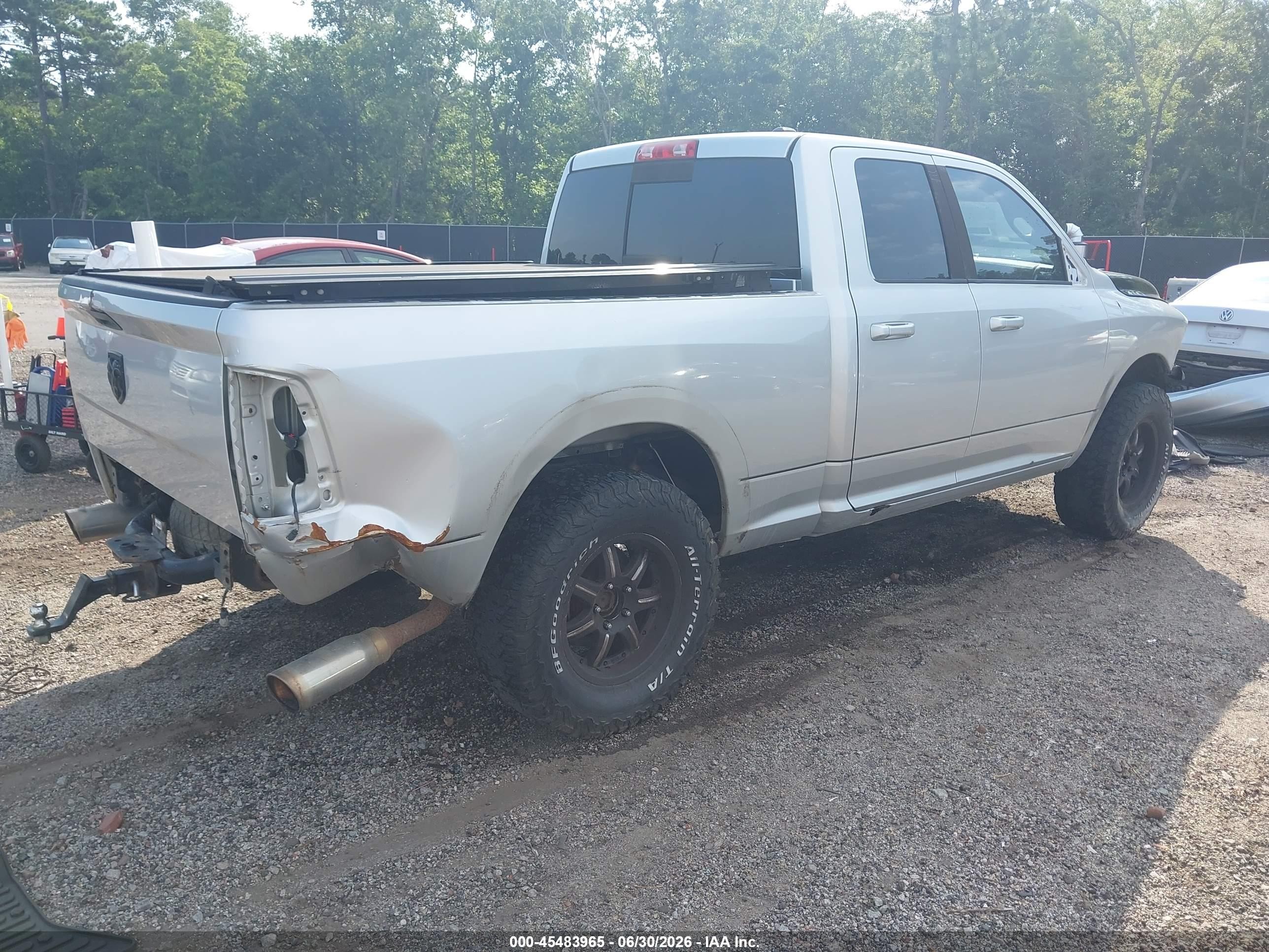 2011 Ram Ram 1500 Sport Серый vin: 1D7RV1GT4BS605473