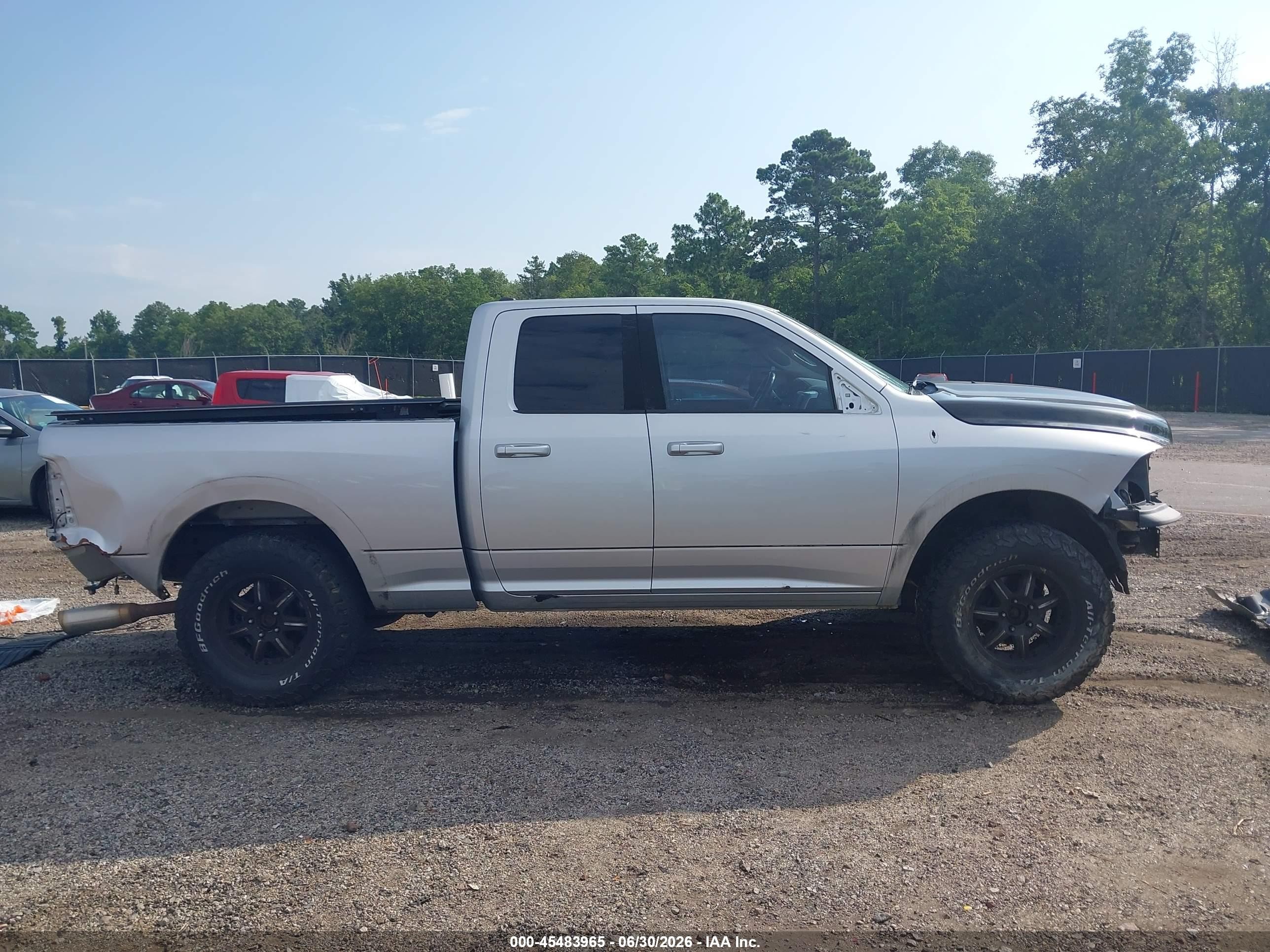2011 Ram Ram 1500 Sport Серый vin: 1D7RV1GT4BS605473