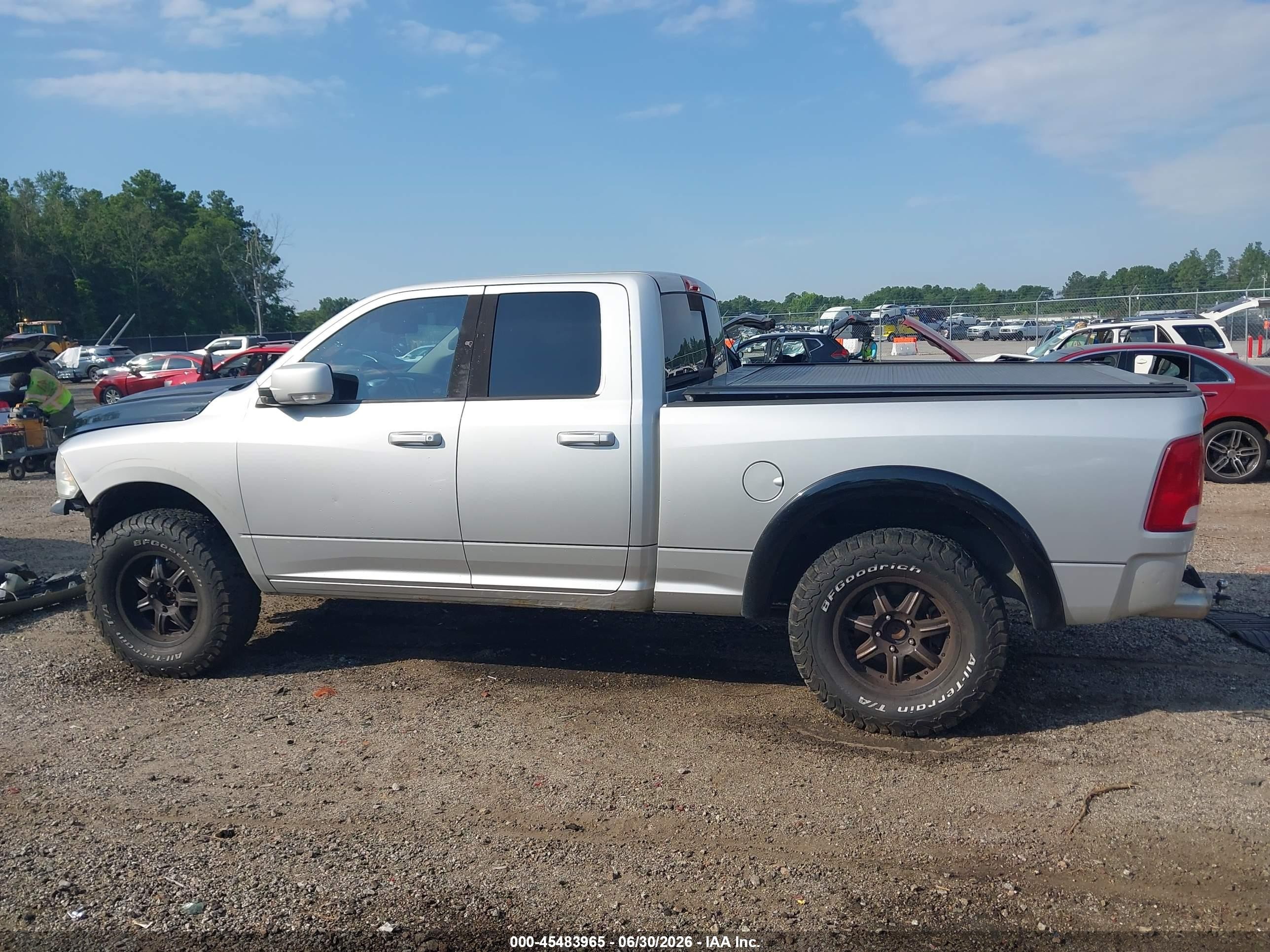 2011 Ram Ram 1500 Sport Серый vin: 1D7RV1GT4BS605473