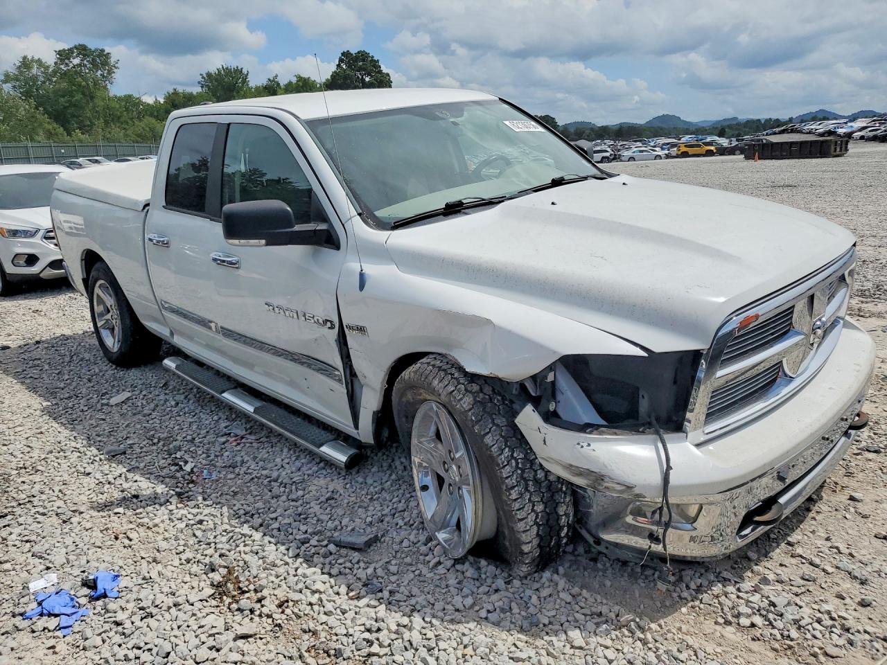 2011 Dodge Ram 1500 White vin: 1D7RV1GT4BS608275