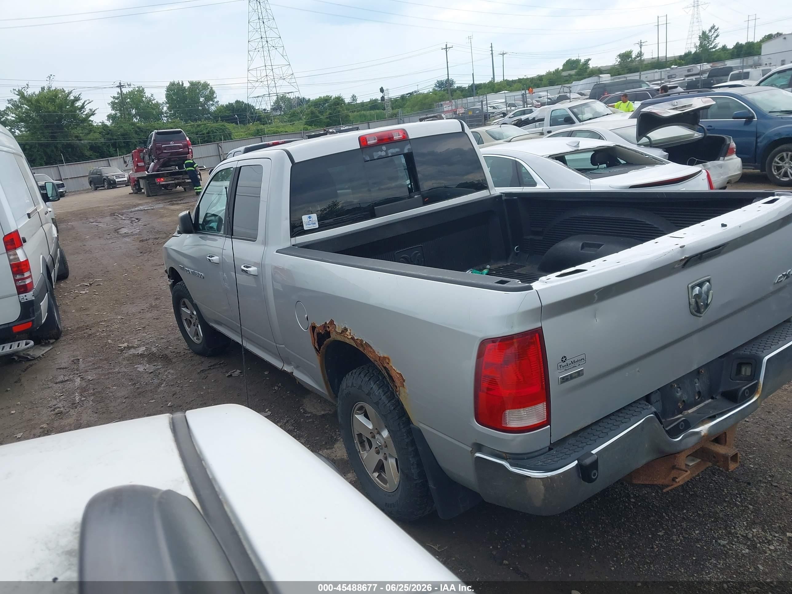 2011 Ram Ram 1500 Slt Серебряный vin: 1D7RV1GT4BS626923