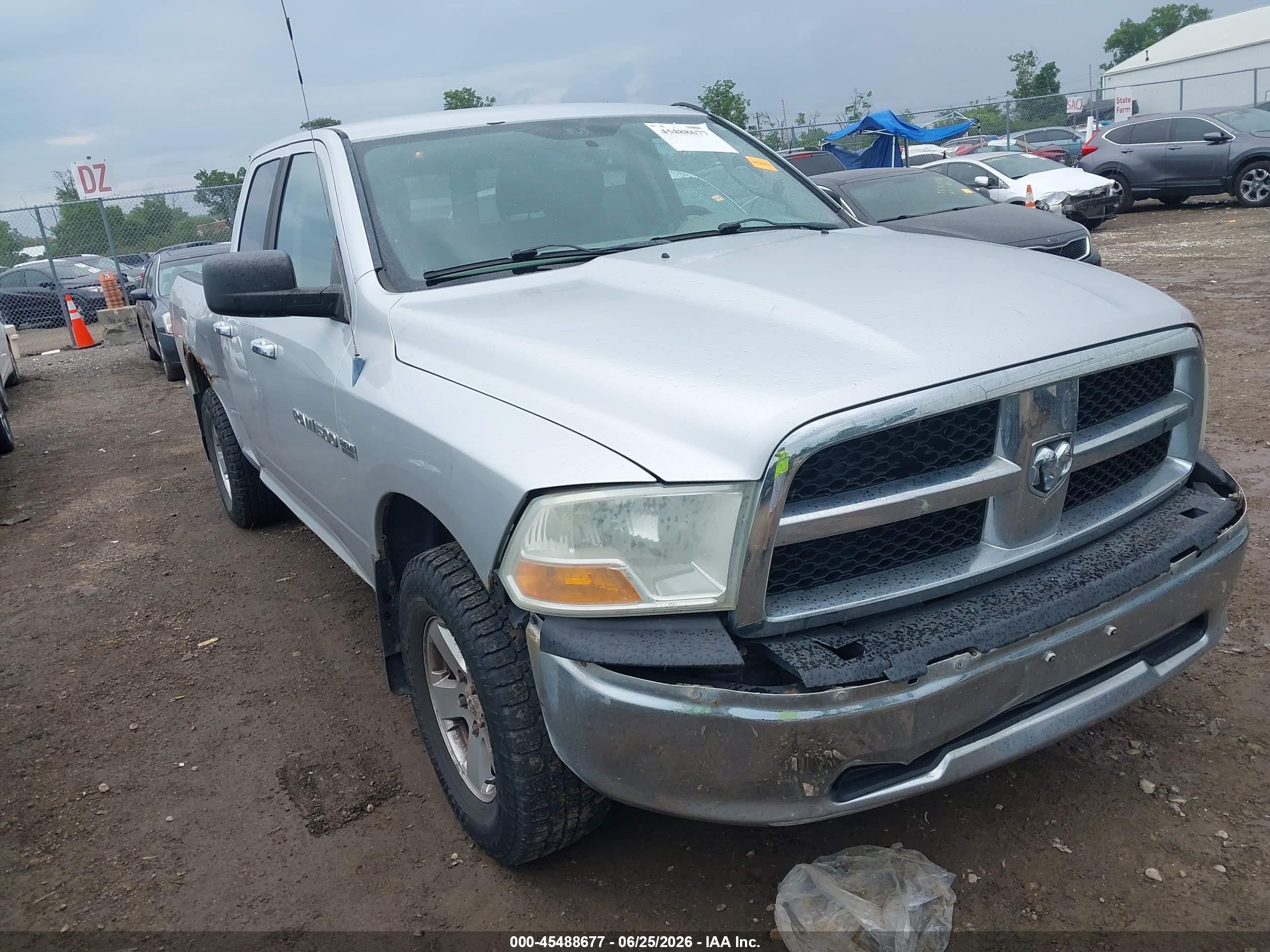2011 Ram Ram 1500 Slt Серебряный vin: 1D7RV1GT4BS626923