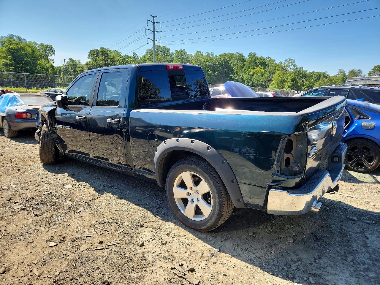 2011 Dodge Ram 1500 Green vin: 1D7RV1GT5BS527432