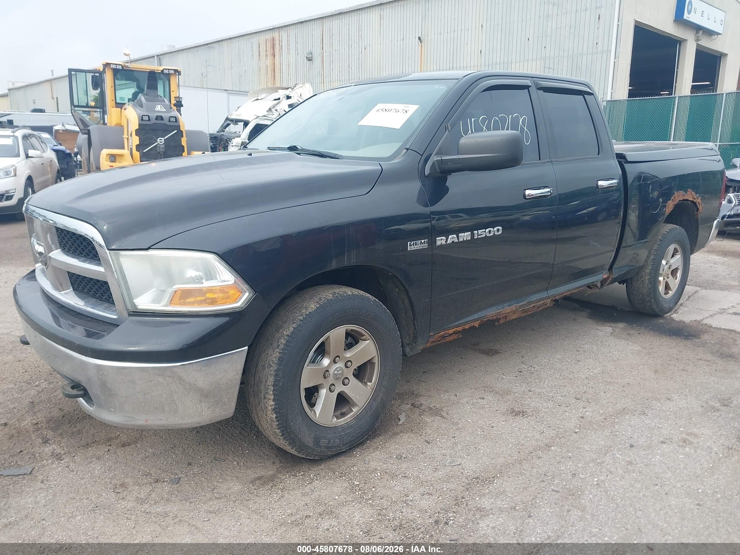 2011 Ram Ram 1500 Slt Black vin: 1D7RV1GT5BS564108