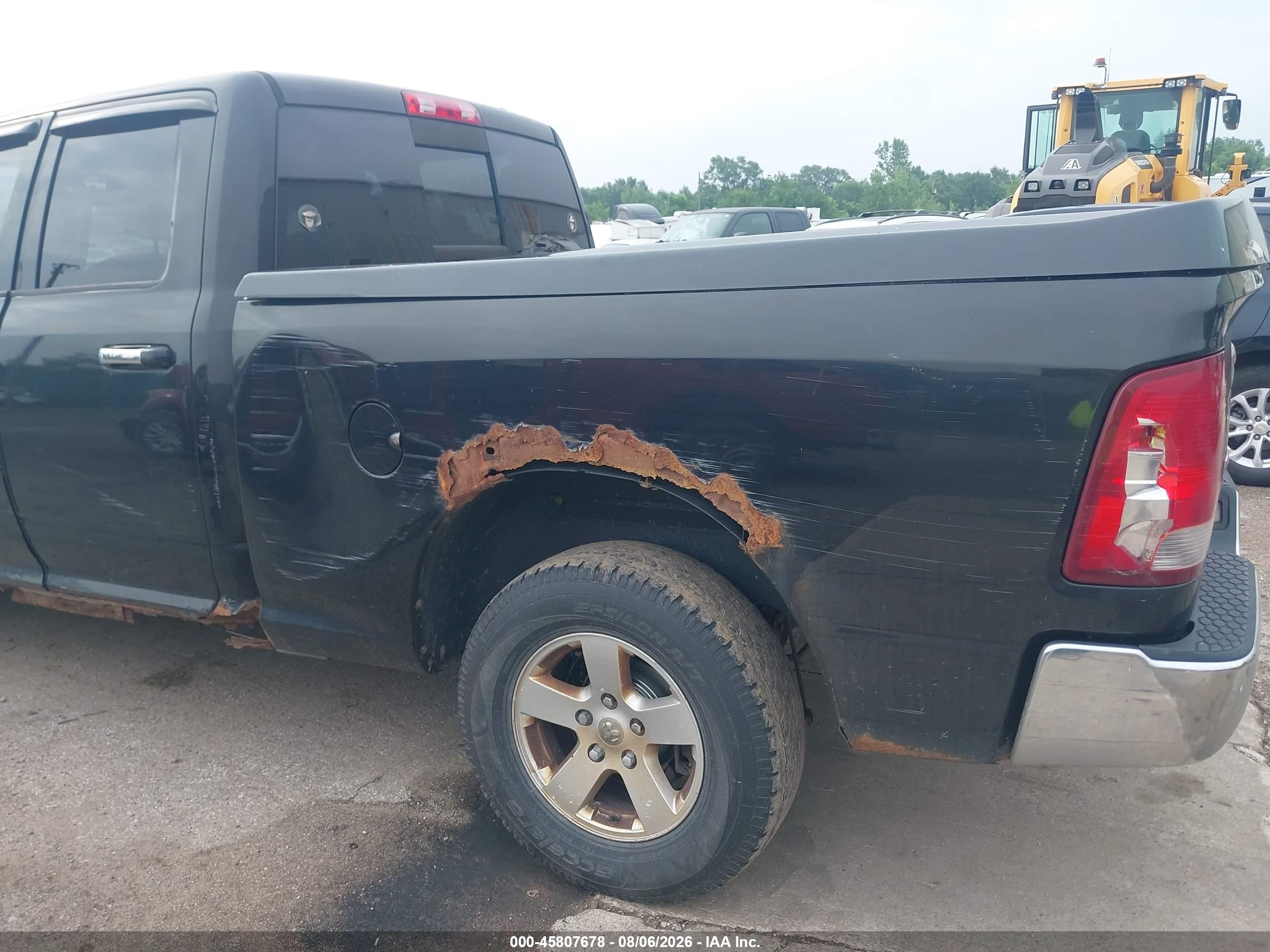 2011 Ram Ram 1500 Slt Black vin: 1D7RV1GT5BS564108
