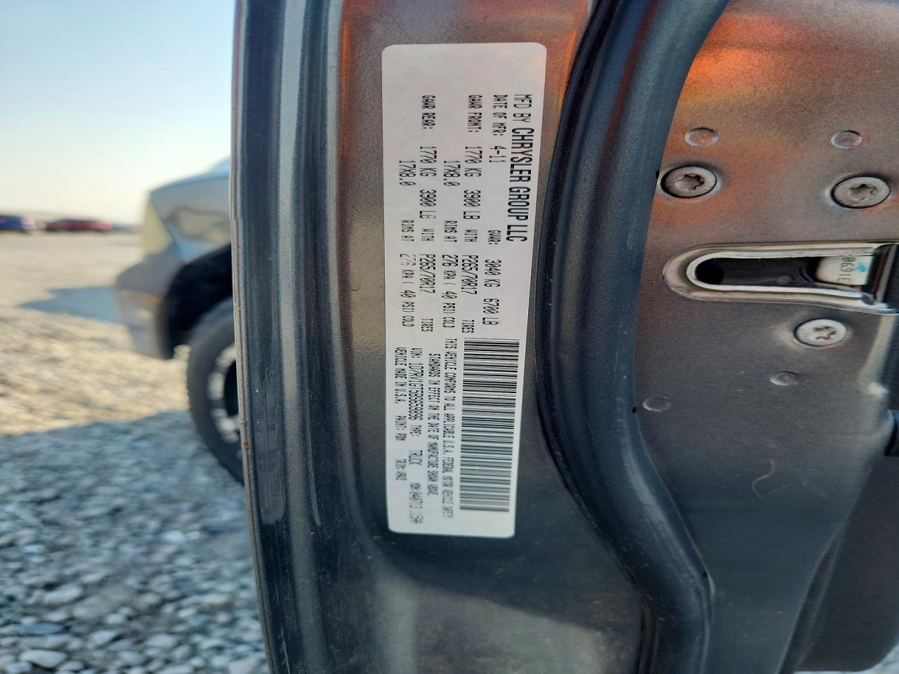 2011 Dodge Ram 1500 Серый vin: 1D7RV1GT5BS659896