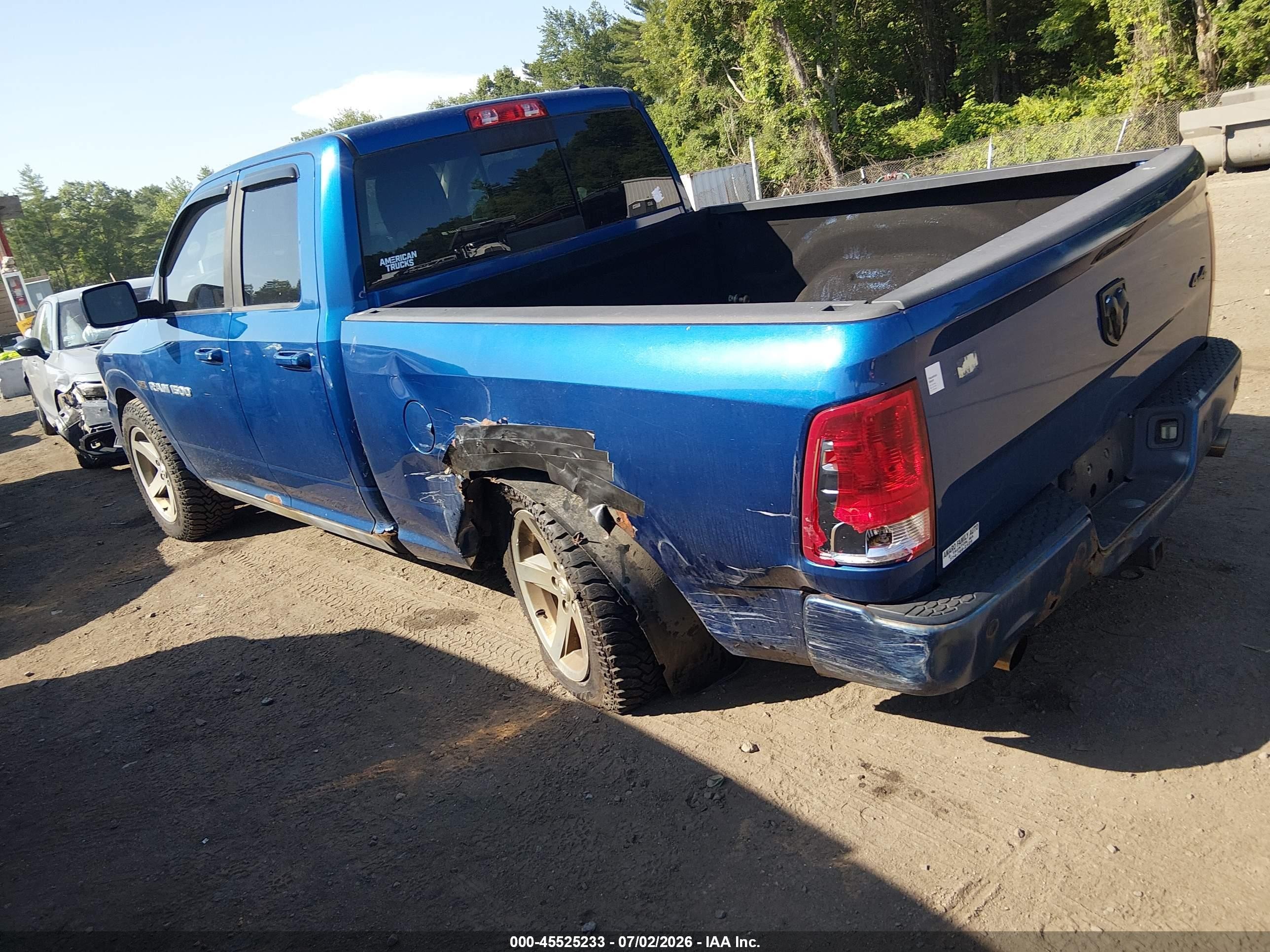 2011 Ram Ram 1500 Sport Blue vin: 1D7RV1GT5BS698732