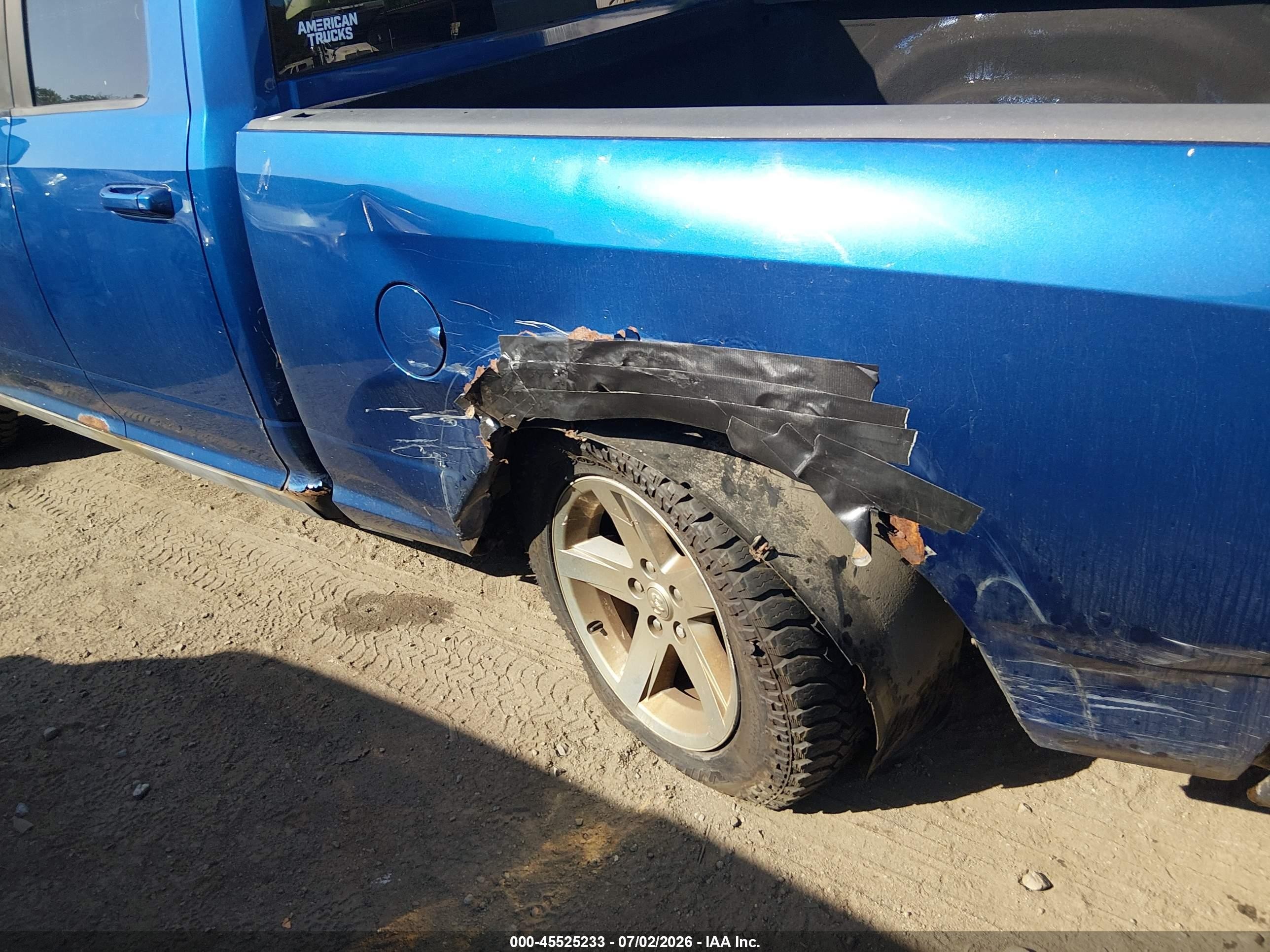 2011 Ram Ram 1500 Sport Blue vin: 1D7RV1GT5BS698732