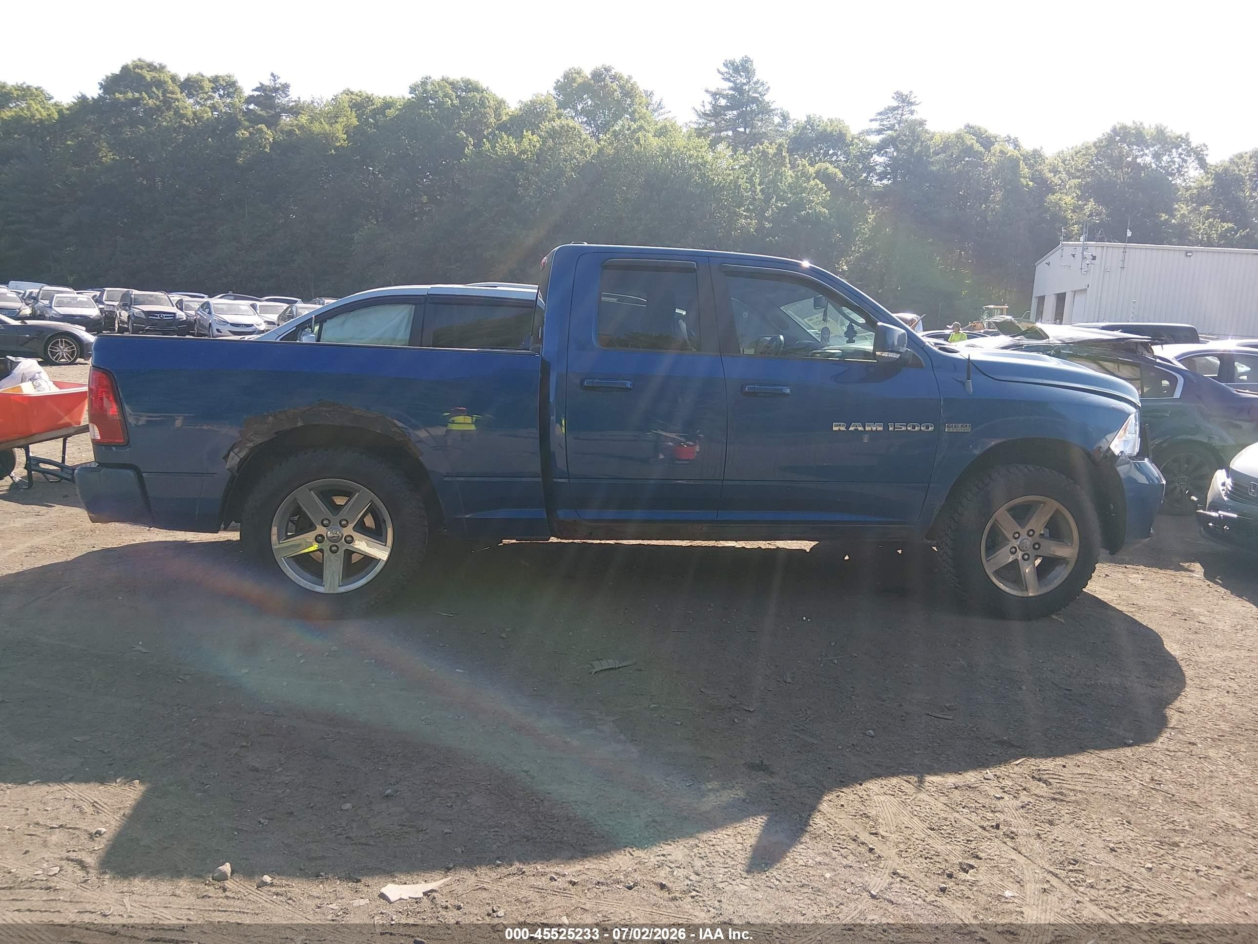 2011 Ram Ram 1500 Sport Blue vin: 1D7RV1GT5BS698732