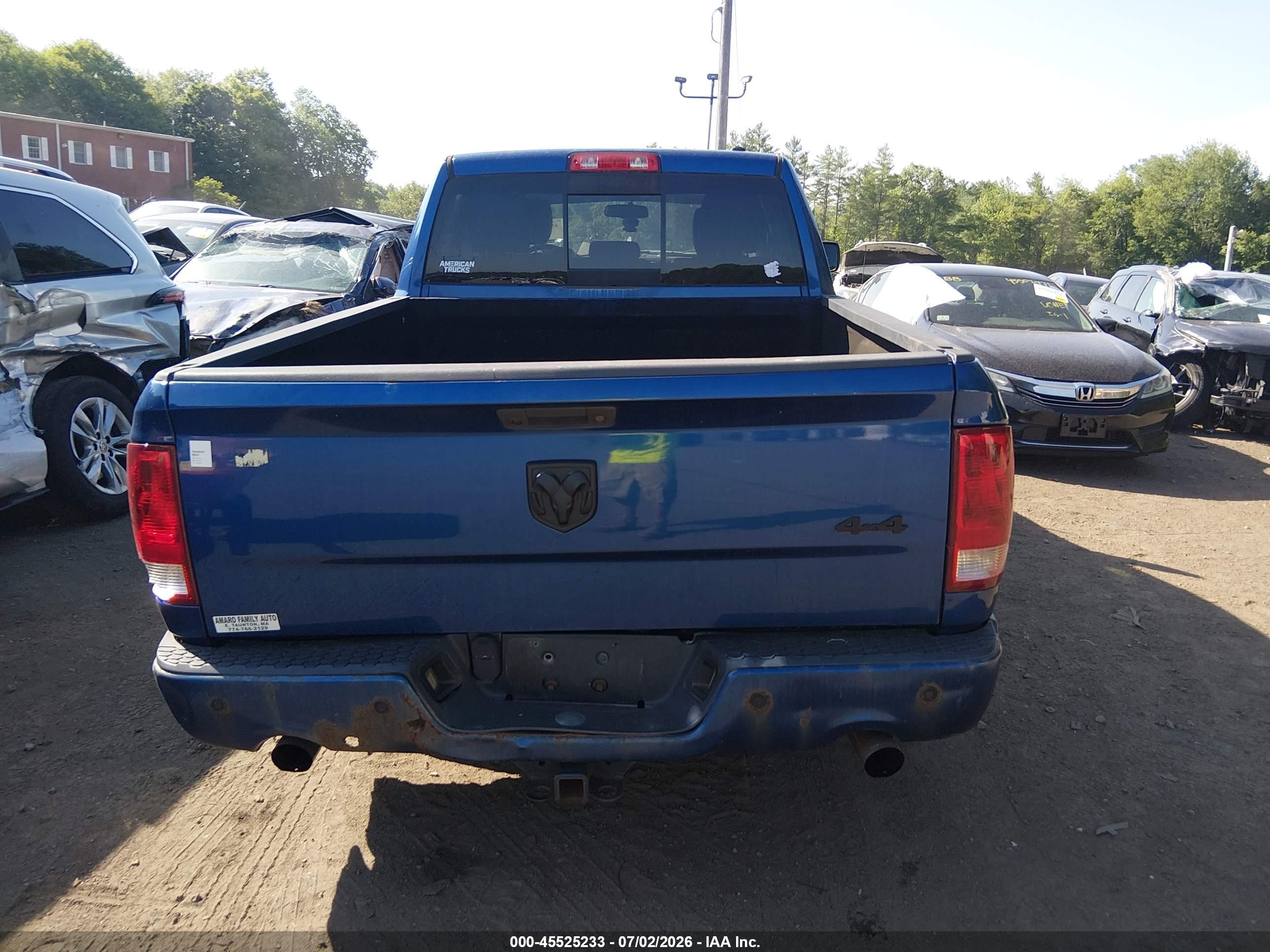 2011 Ram Ram 1500 Sport Blue vin: 1D7RV1GT5BS698732