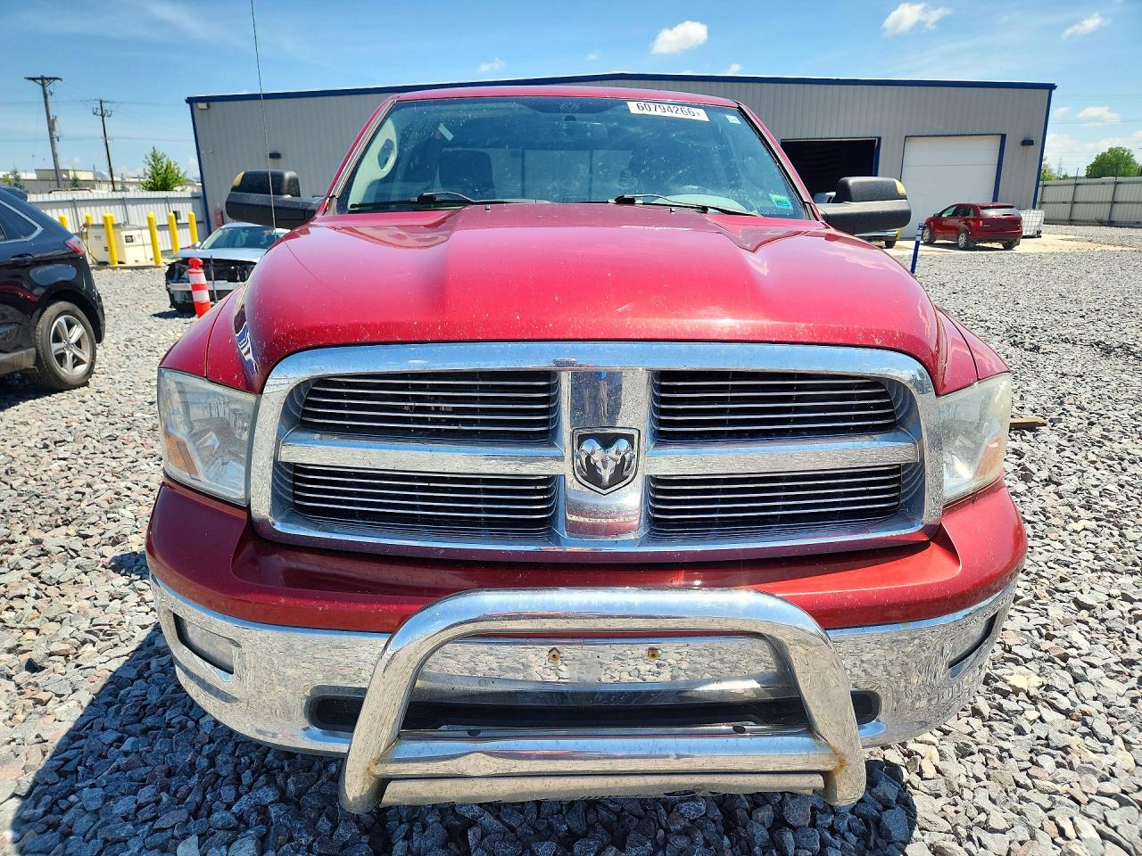 2010 Dodge Ram 1500 Red vin: 1D7RV1GT6AS117379