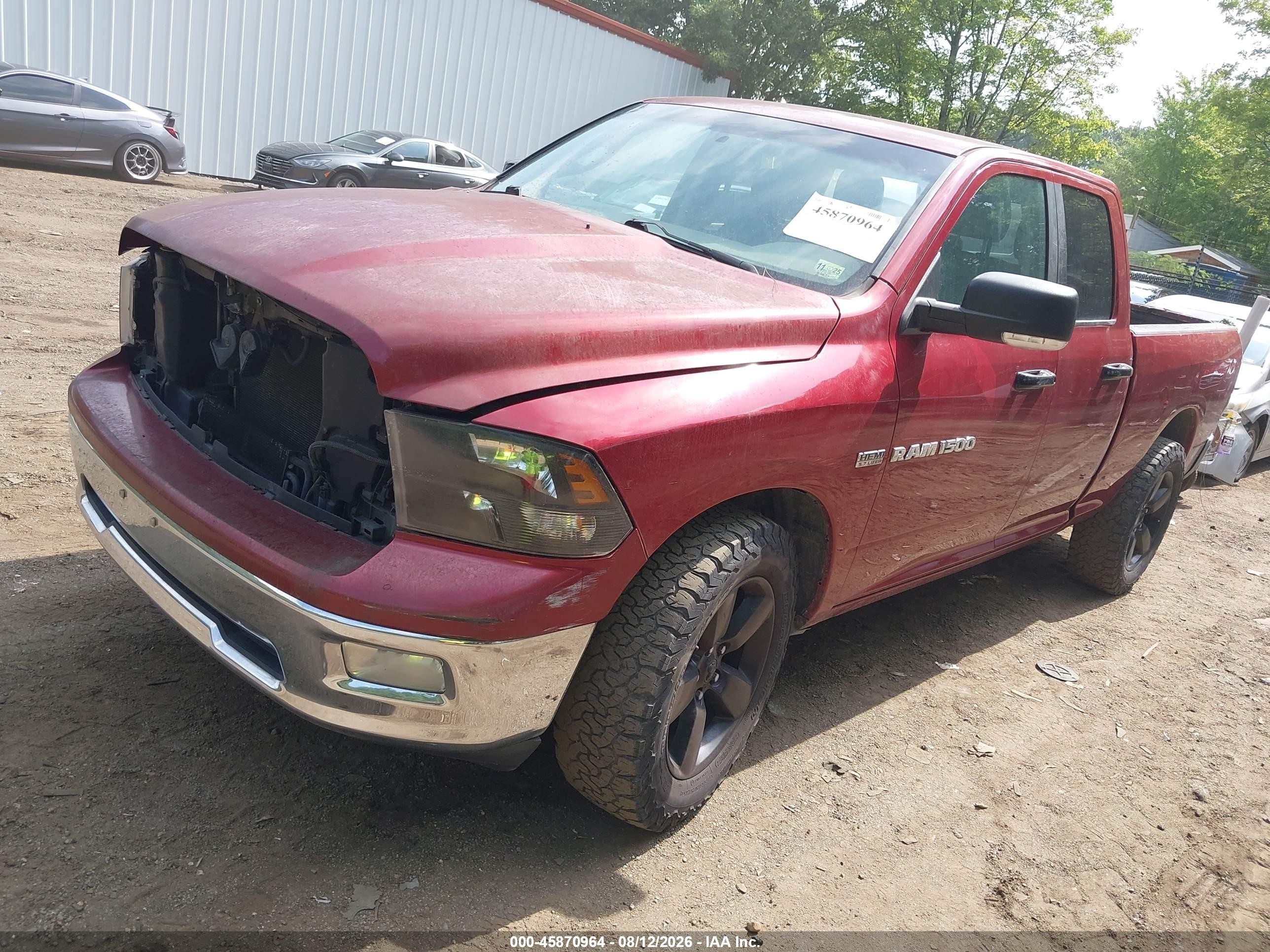 2011 Ram Ram 1500 Slt Red vin: 1D7RV1GT6BS545115