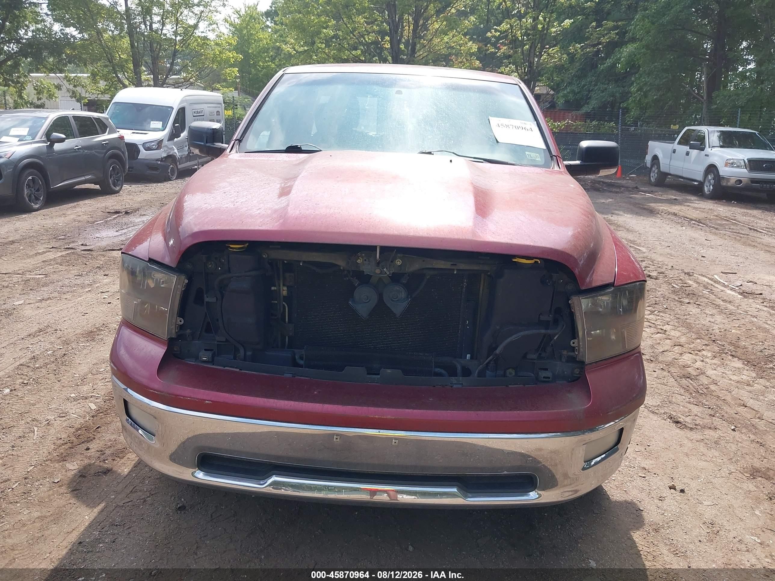 2011 Ram Ram 1500 Slt Red vin: 1D7RV1GT6BS545115