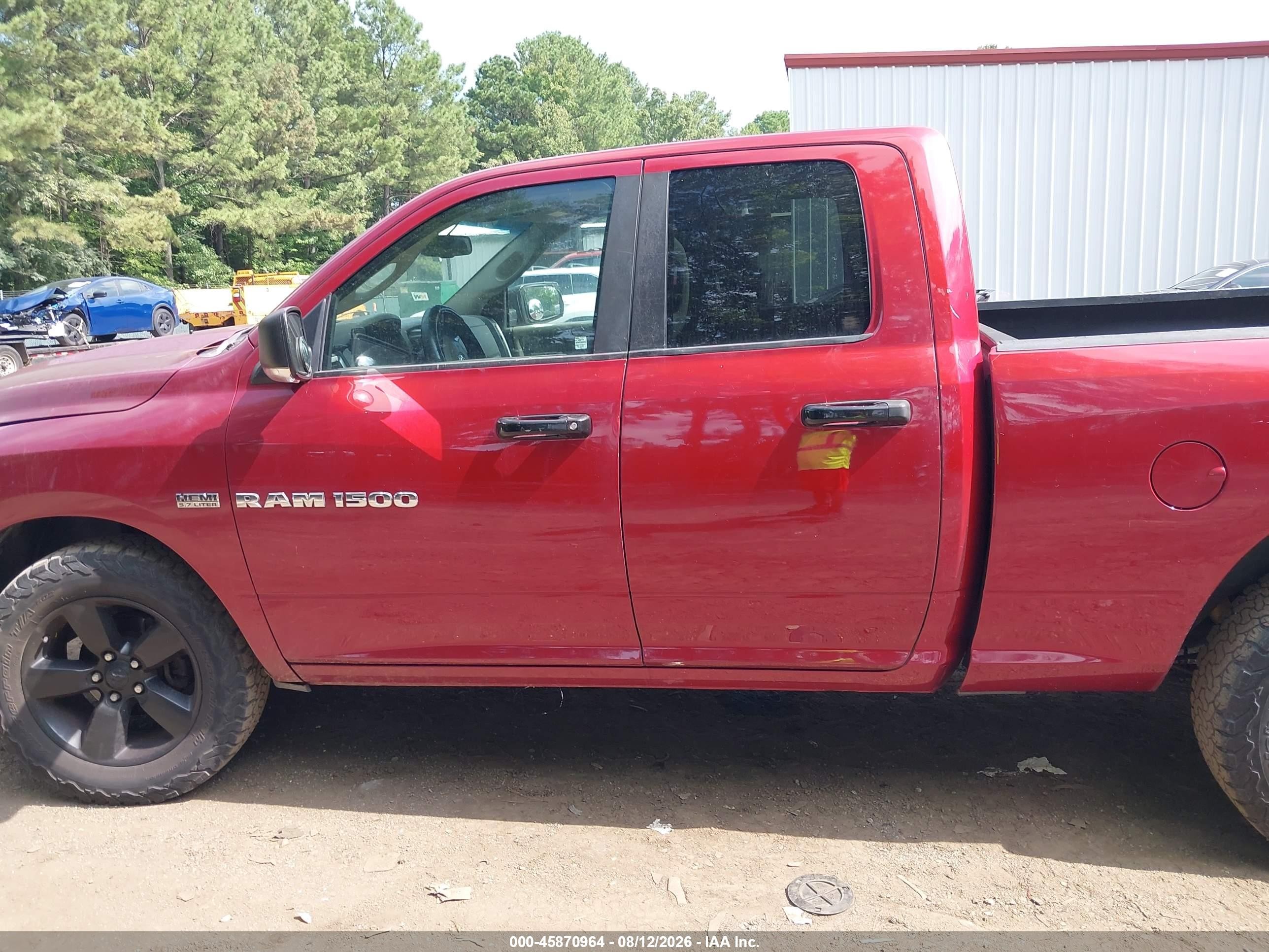 2011 Ram Ram 1500 Slt Red vin: 1D7RV1GT6BS545115