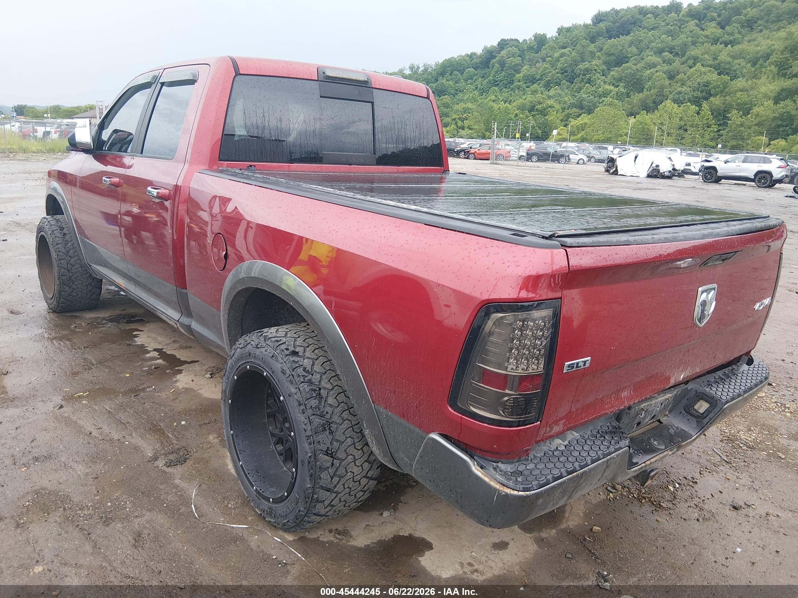 2011 Ram Ram 1500 Slt Maroon vin: 1D7RV1GT6BS607600