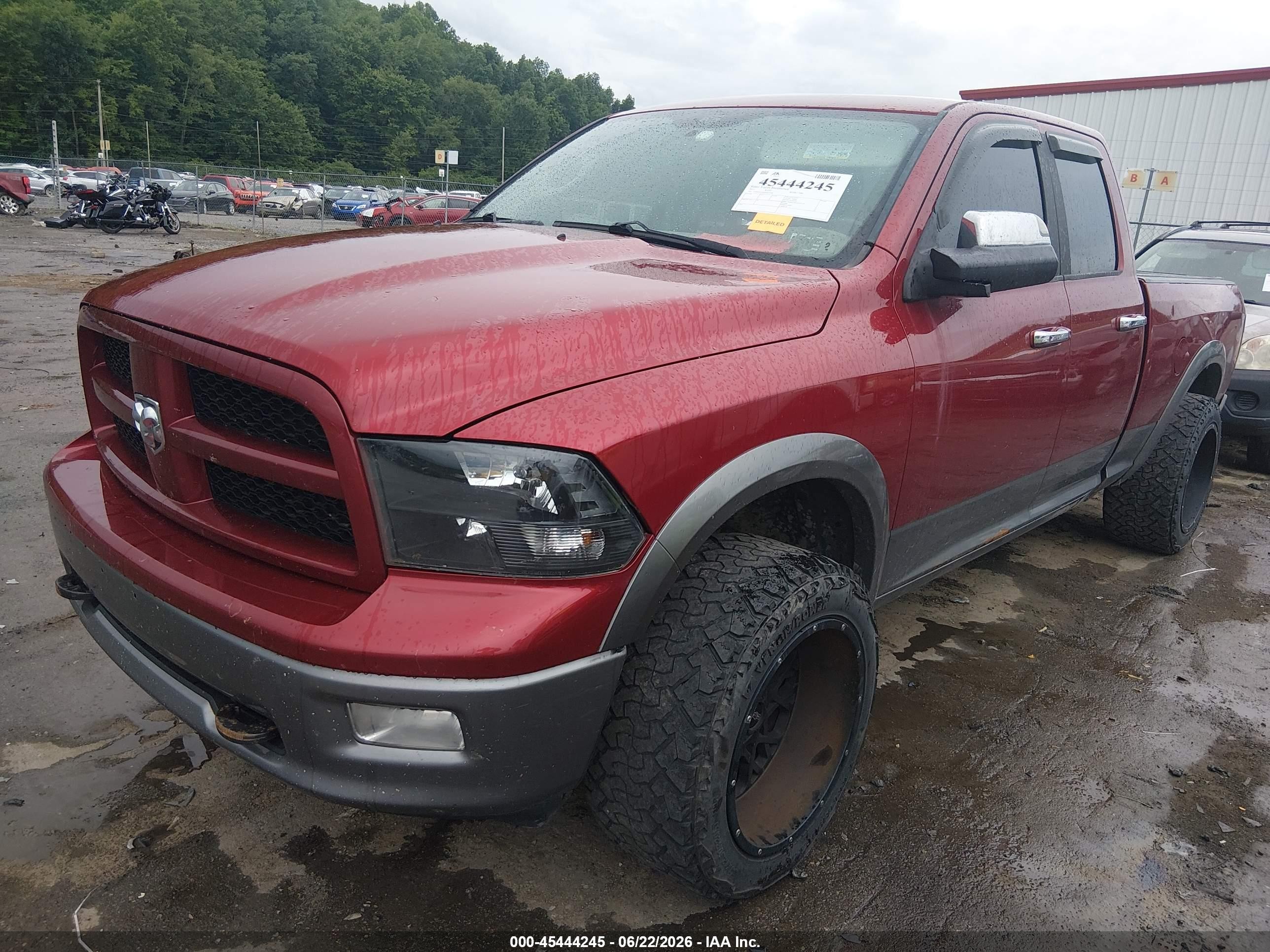 2011 Ram Ram 1500 Slt Maroon vin: 1D7RV1GT6BS607600