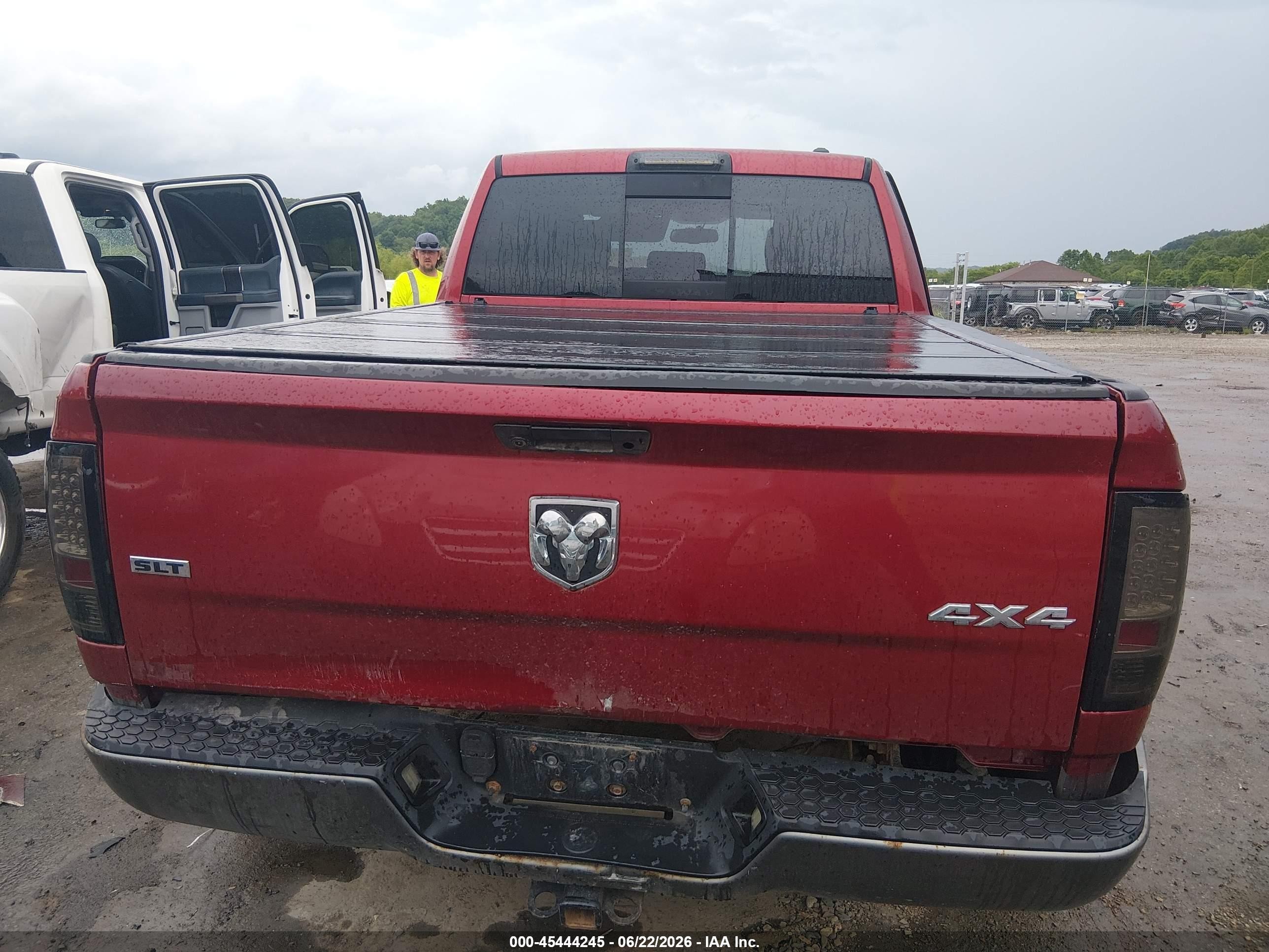 2011 Ram Ram 1500 Slt Maroon vin: 1D7RV1GT6BS607600
