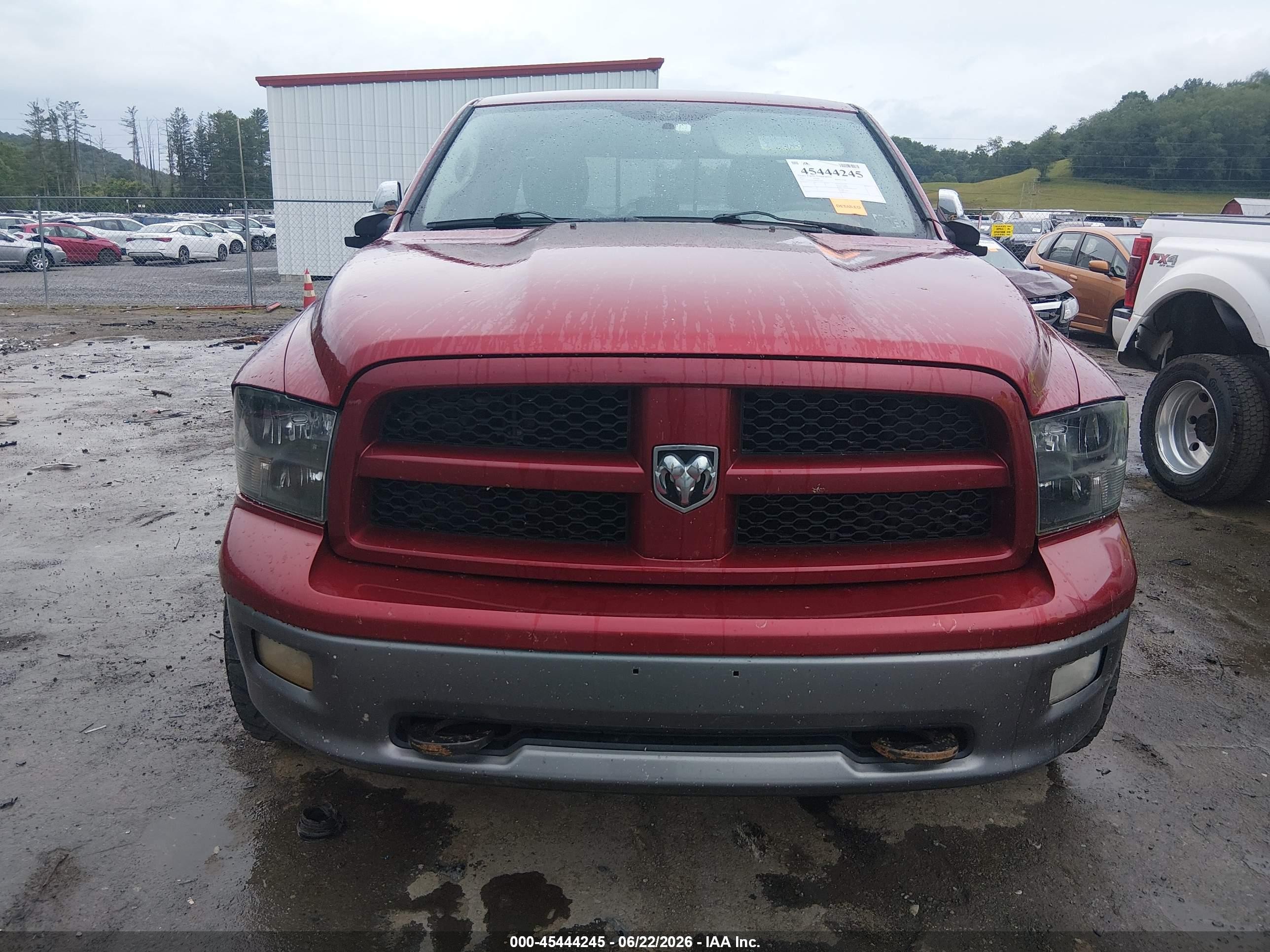 2011 Ram Ram 1500 Slt Maroon vin: 1D7RV1GT6BS607600
