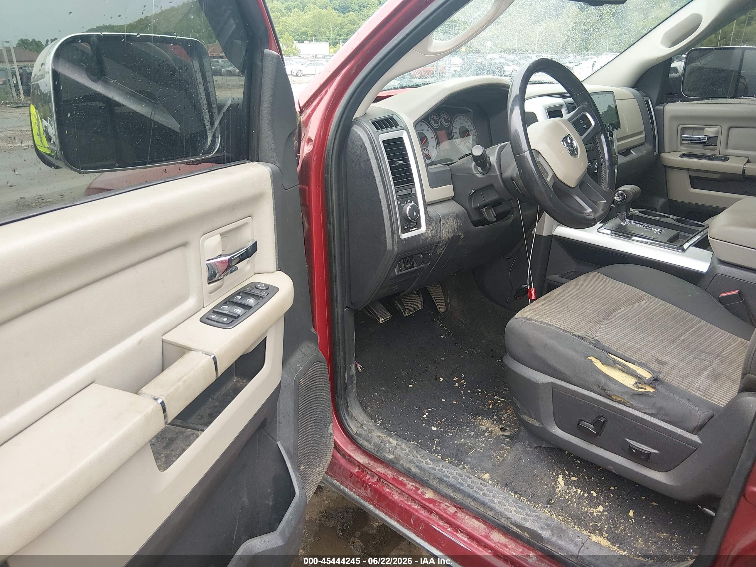 2011 Ram Ram 1500 Slt Maroon vin: 1D7RV1GT6BS607600