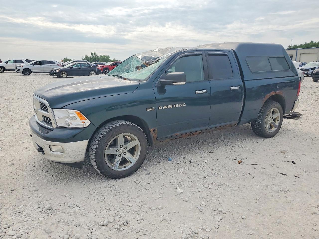 2011 Dodge Ram 1500 Зеленый vin: 1D7RV1GT6BS622145