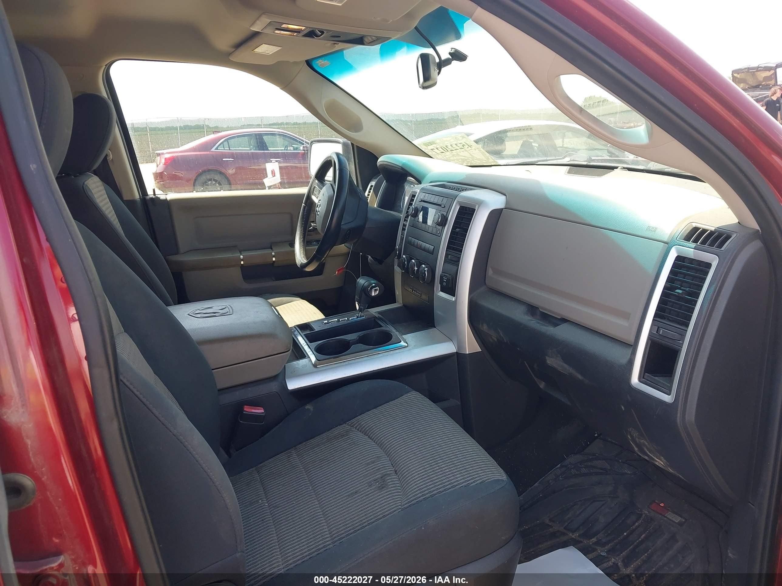 2011 Ram Ram 1500 Slt Red vin: 1D7RV1GT6BS645358