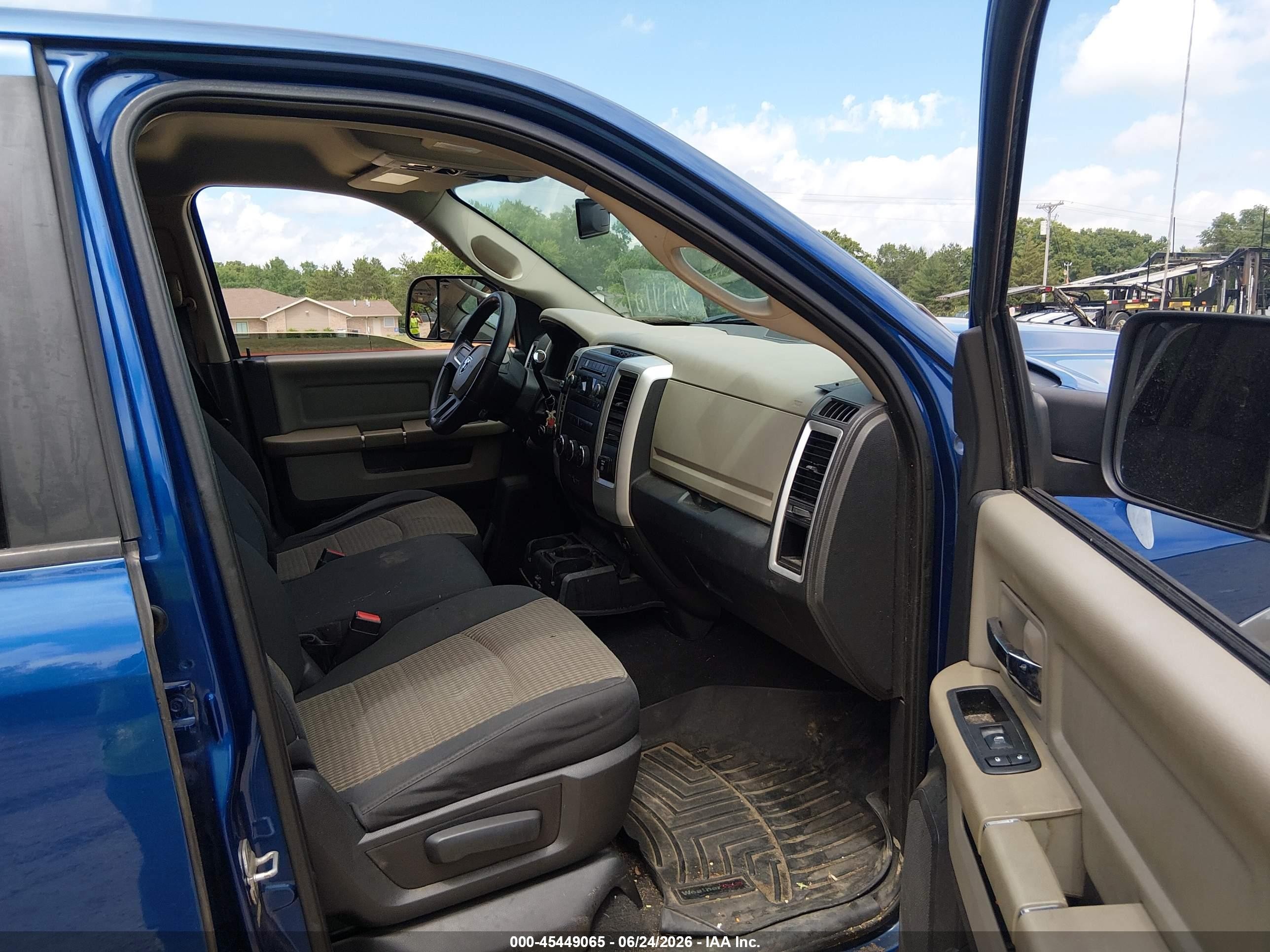 2011 Ram Ram 1500 Slt Синий vin: 1D7RV1GT6BS682068