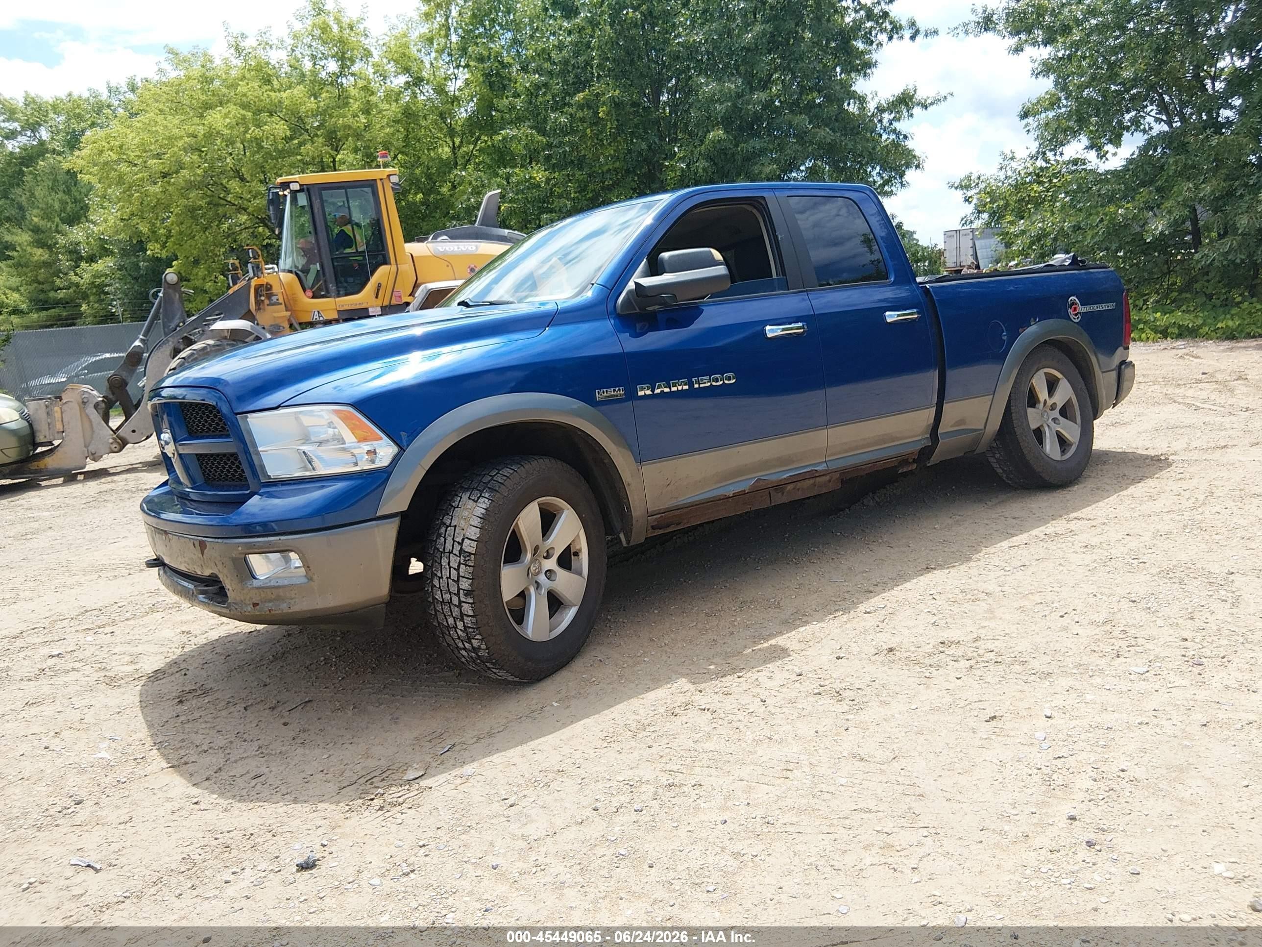 2011 Ram Ram 1500 Slt Синий vin: 1D7RV1GT6BS682068