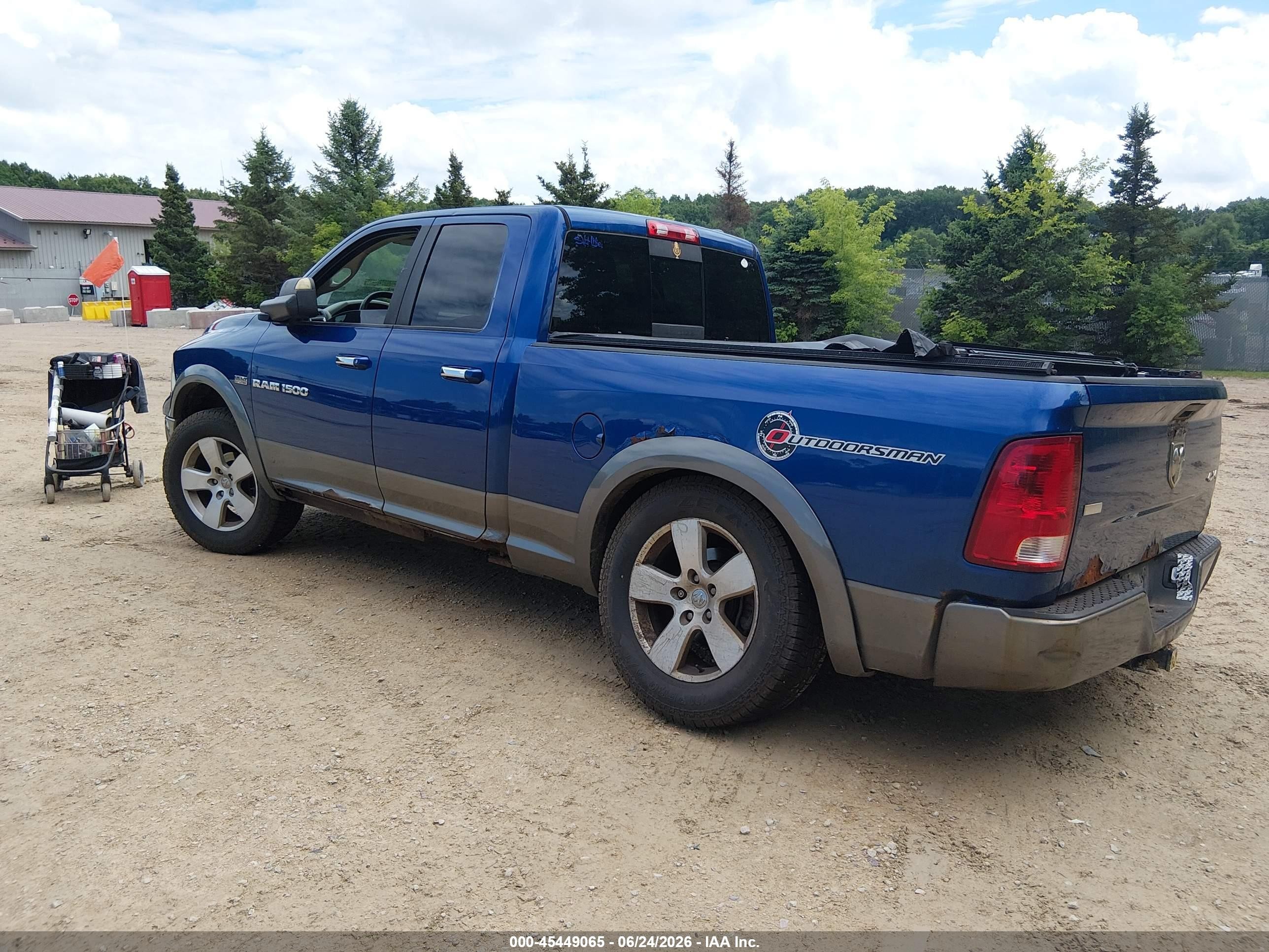 2011 Ram Ram 1500 Slt Синий vin: 1D7RV1GT6BS682068