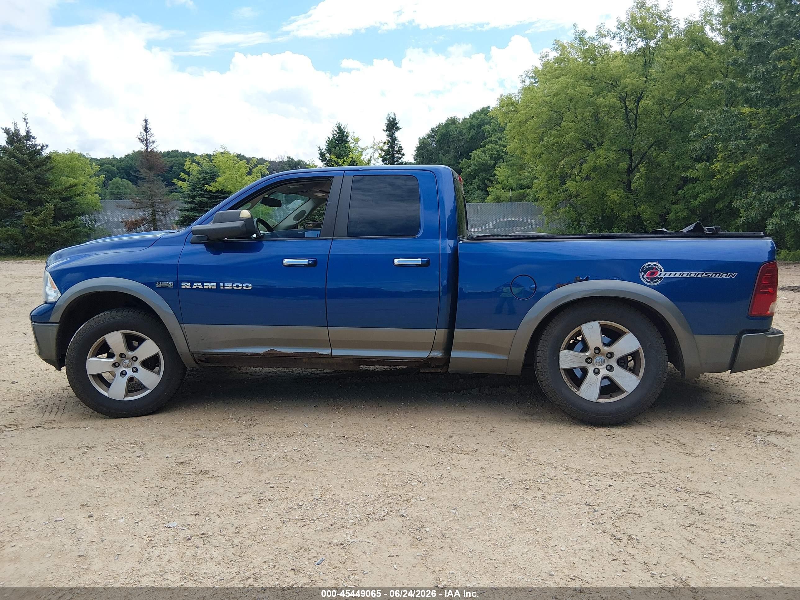2011 Ram Ram 1500 Slt Синий vin: 1D7RV1GT6BS682068