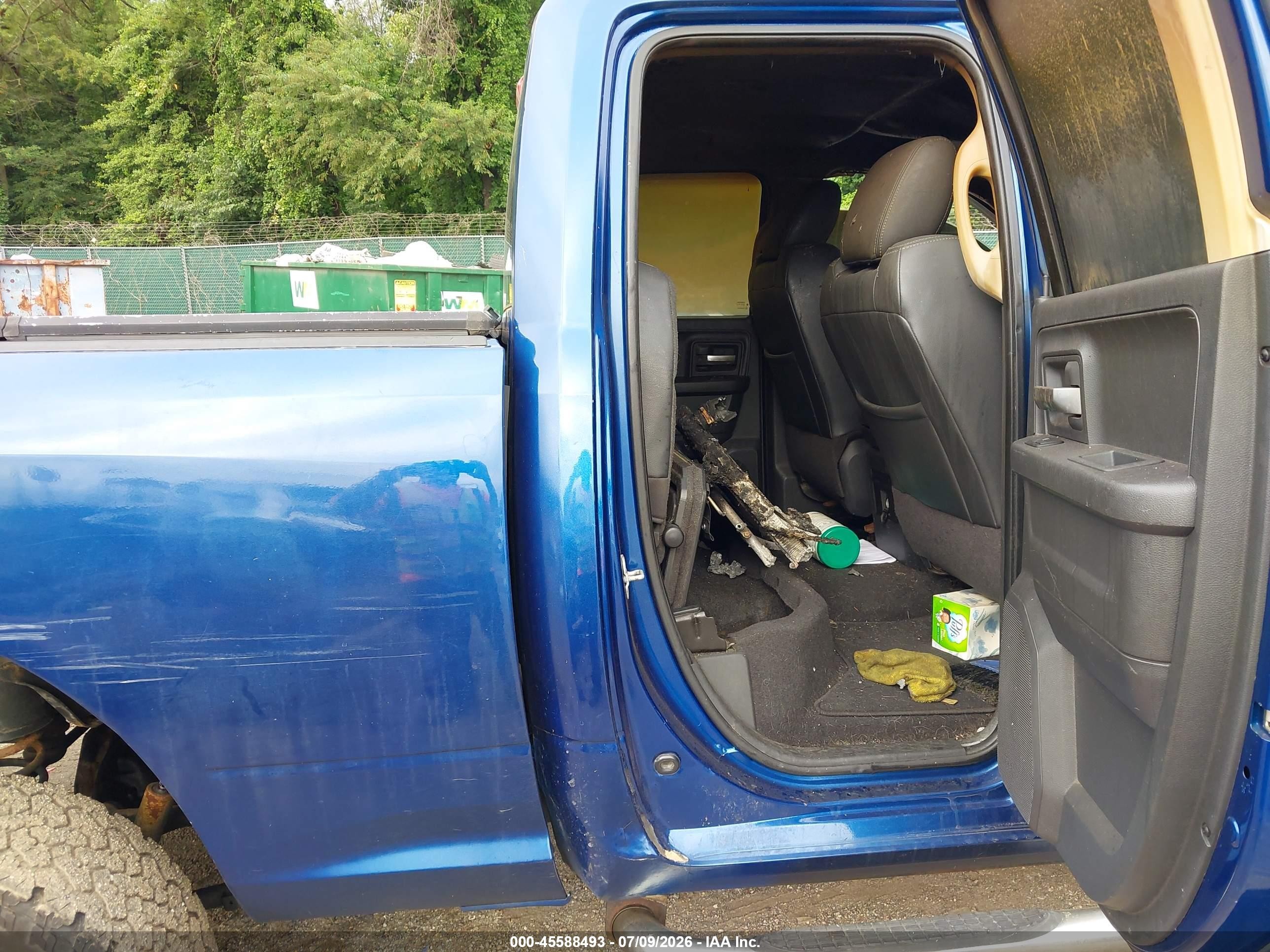 2010 Dodge Ram 1500 Slt/sport/trx Blue vin: 1D7RV1GT7AS127936