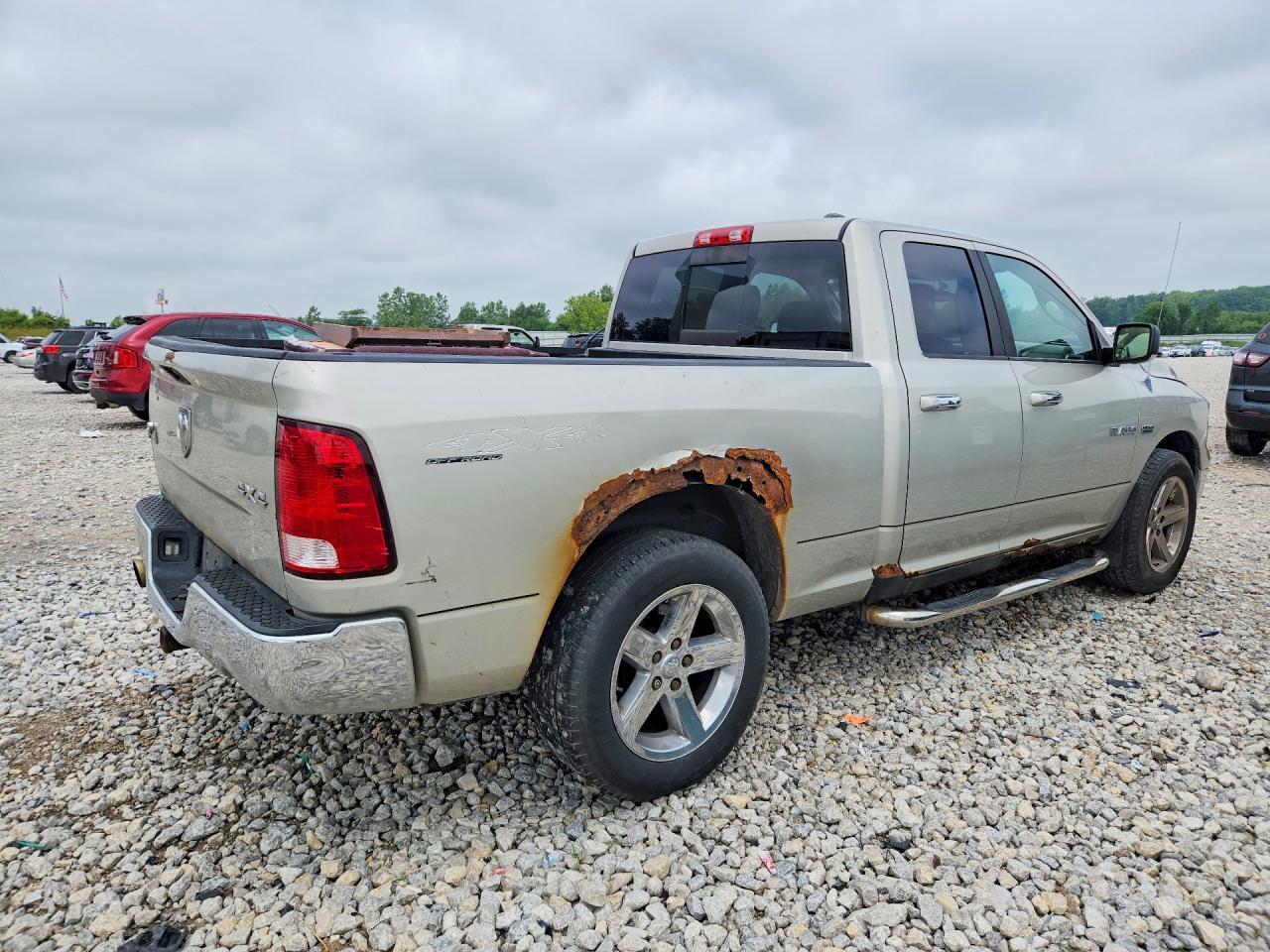 2010 Dodge Ram 1500 Желто-коричневый vin: 1D7RV1GT7AS186095