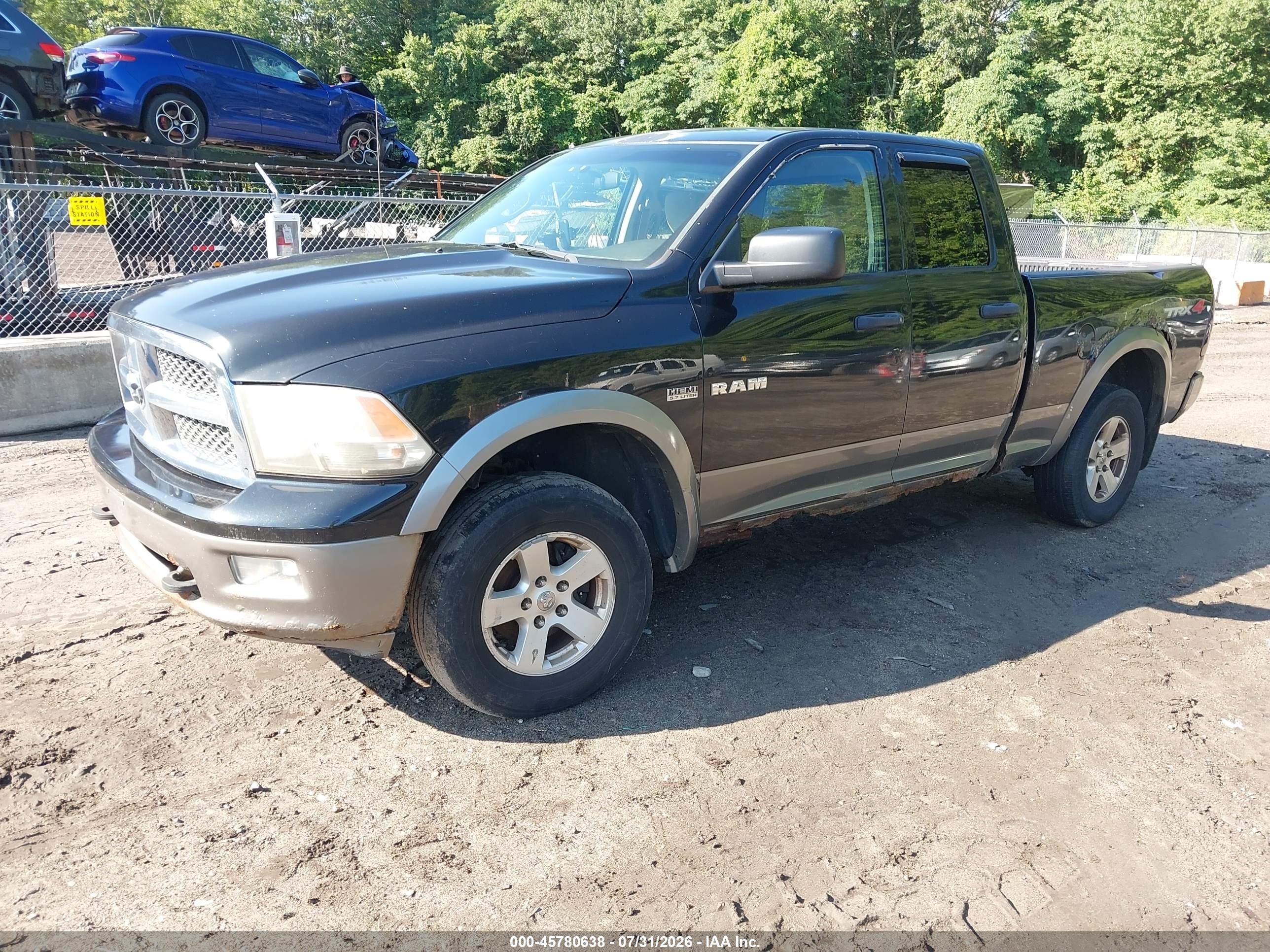 2010 Dodge Ram 1500 Trx Черный vin: 1D7RV1GT7AS223906