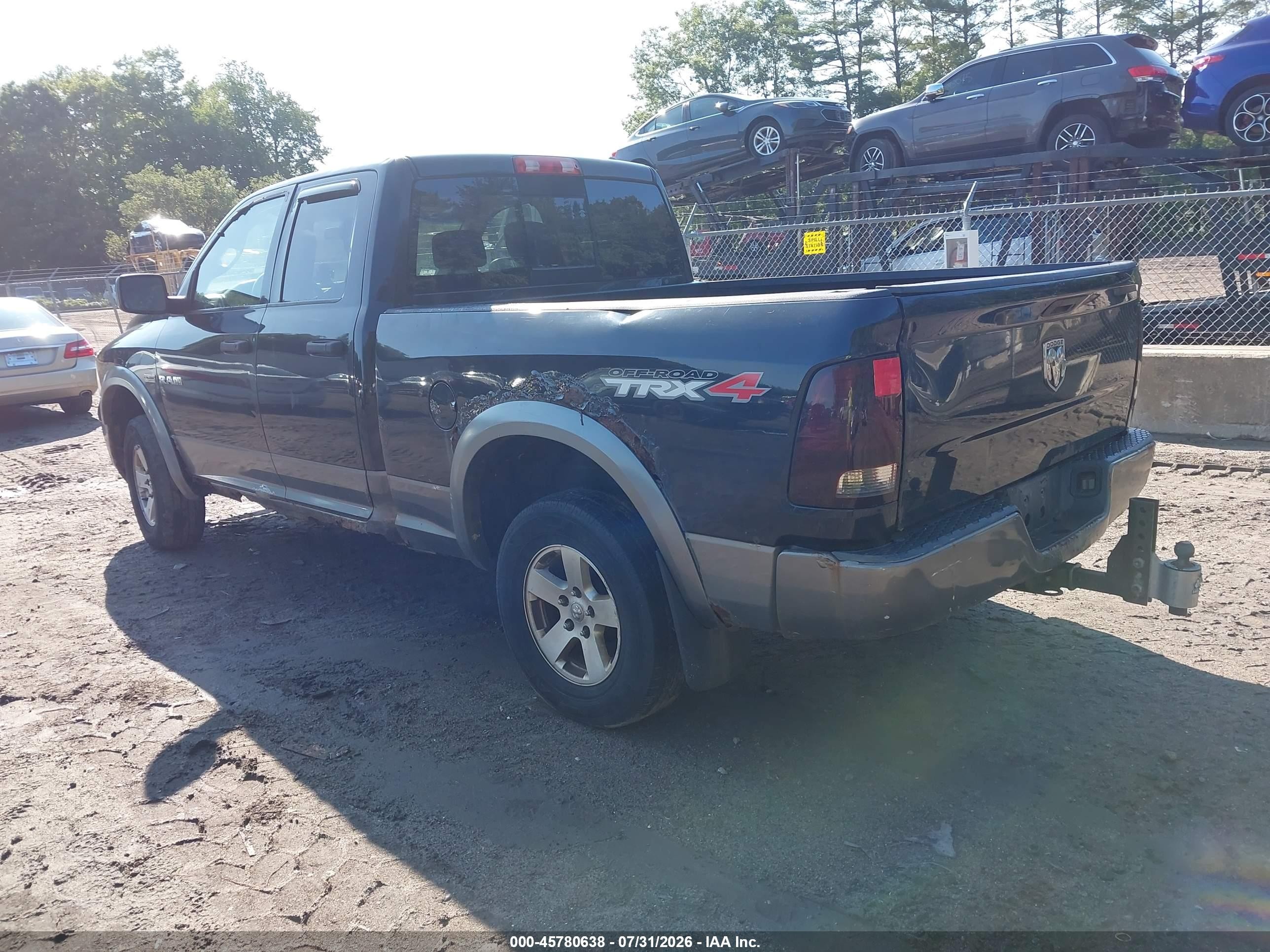 2010 Dodge Ram 1500 Trx Черный vin: 1D7RV1GT7AS223906