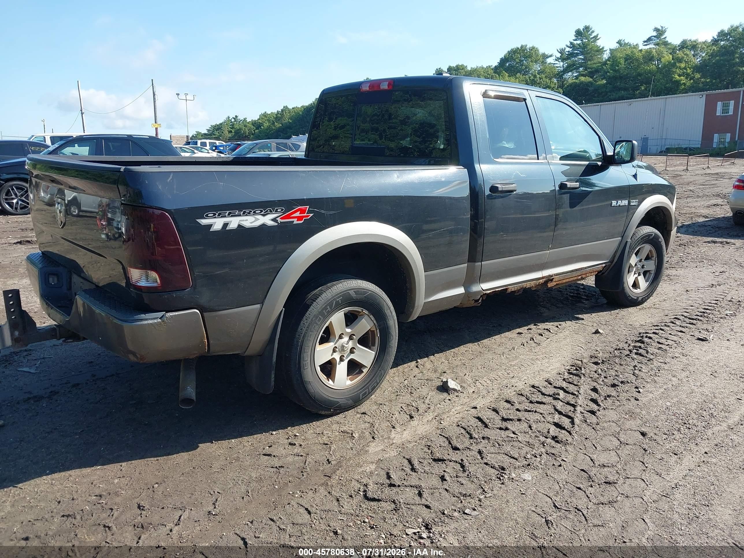 2010 Dodge Ram 1500 Trx Черный vin: 1D7RV1GT7AS223906
