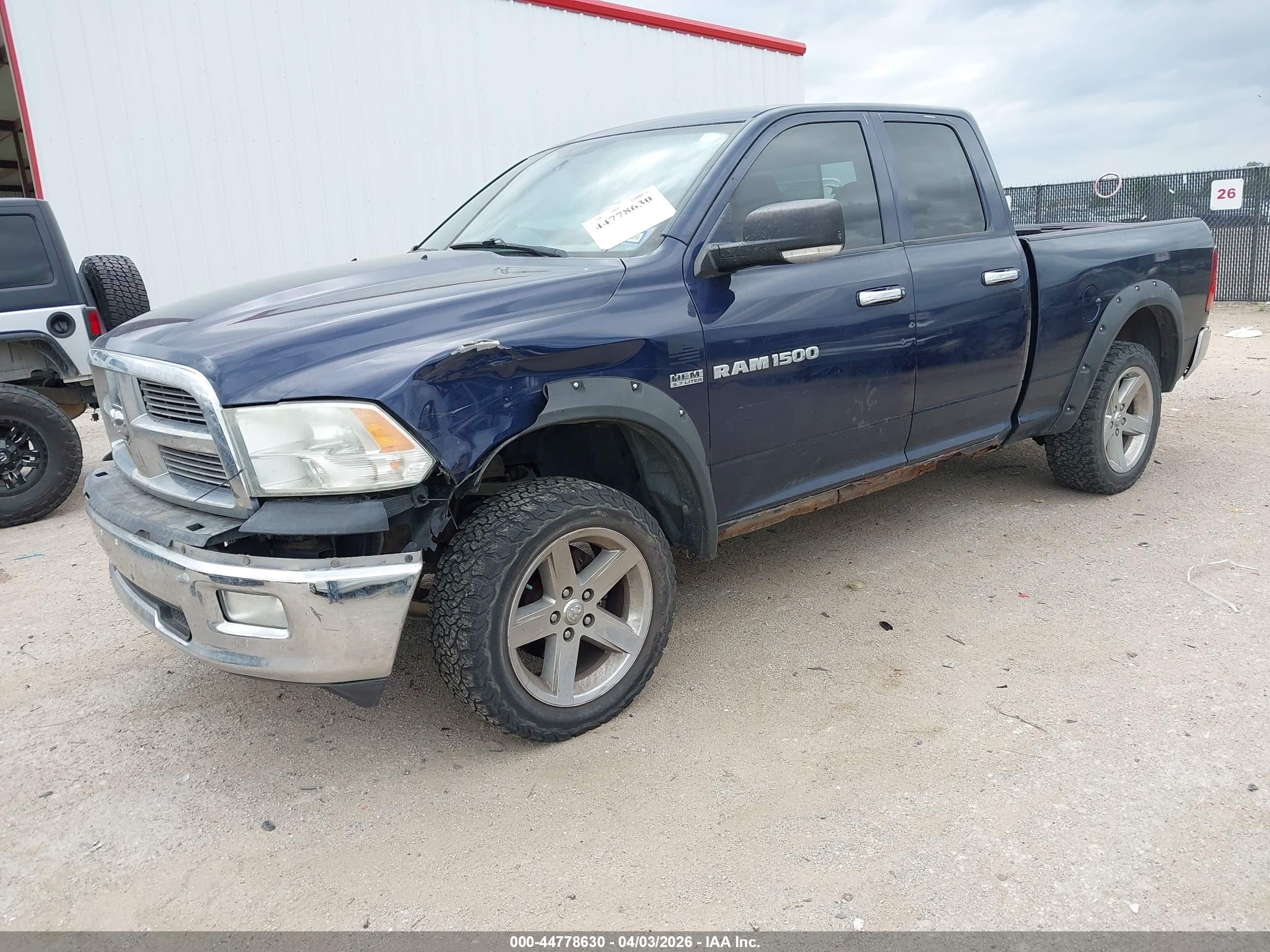 2011 Ram Ram 1500 Slt Blue vin: 1D7RV1GT7BS588183