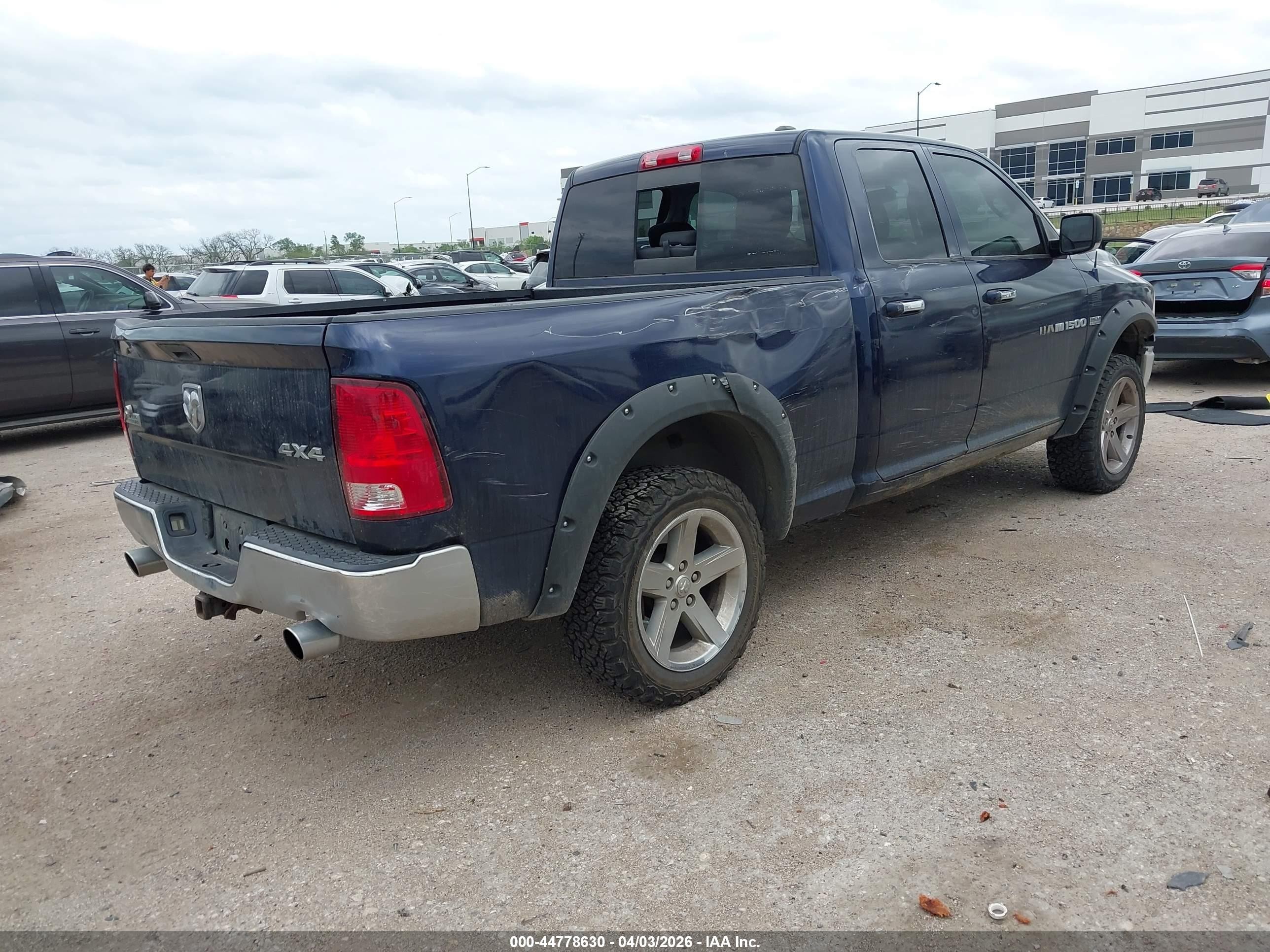2011 Ram Ram 1500 Slt Blue vin: 1D7RV1GT7BS588183