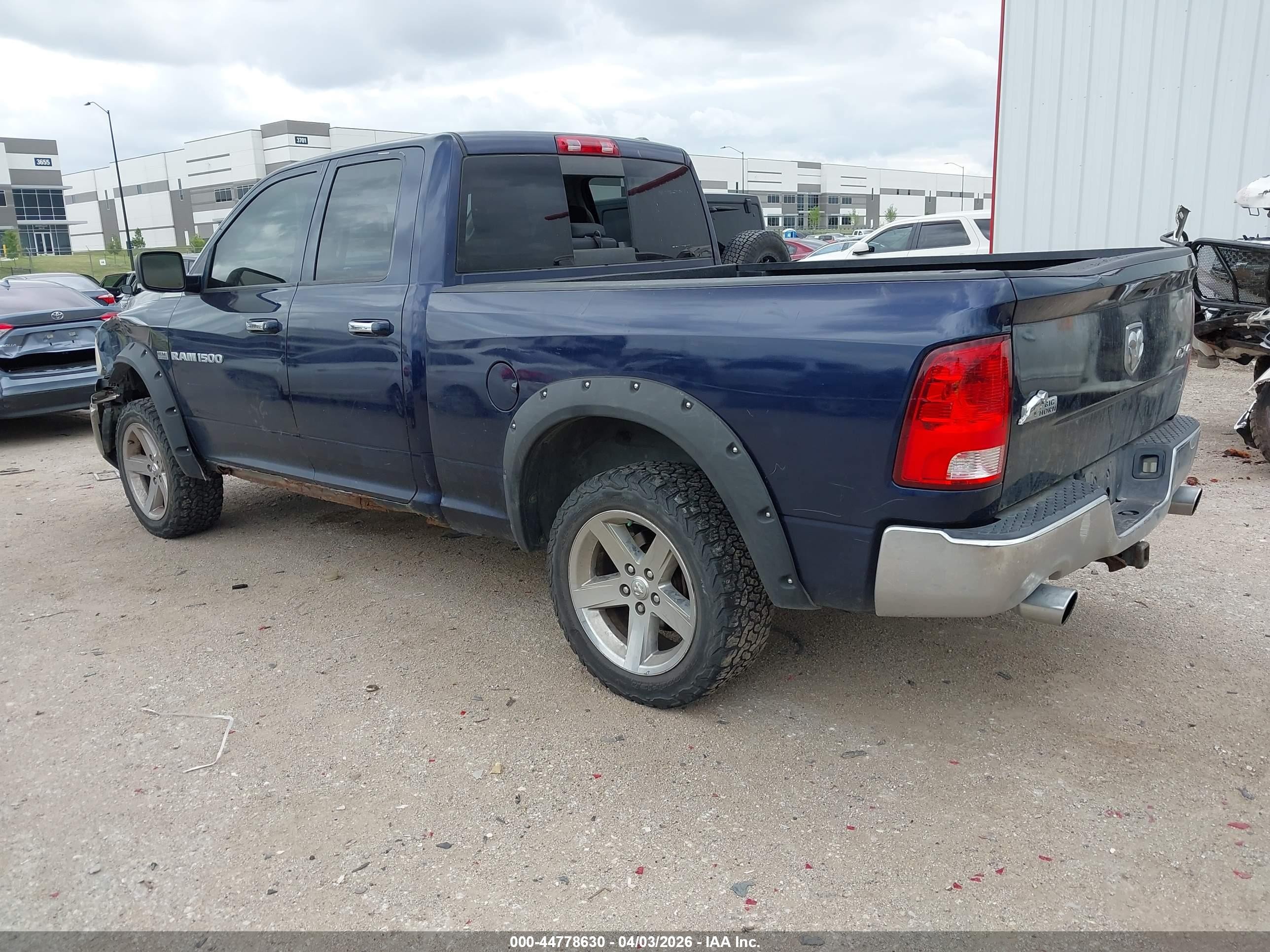 2011 Ram Ram 1500 Slt Blue vin: 1D7RV1GT7BS588183