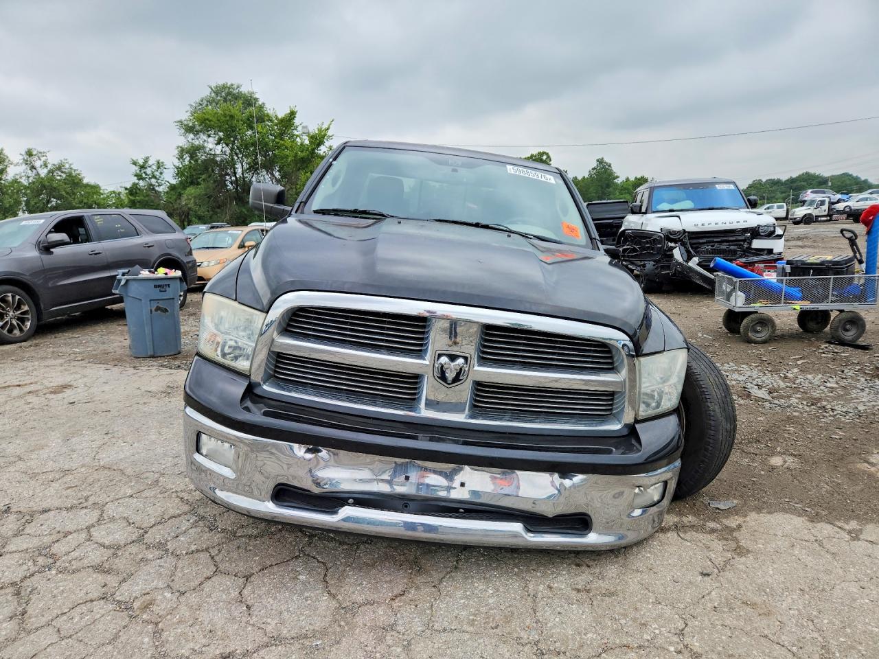 2011 Dodge Ram 1500 Black vin: 1D7RV1GT7BS659401