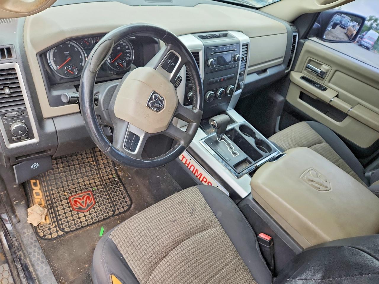 2011 Dodge Ram 1500 Black vin: 1D7RV1GT7BS659401