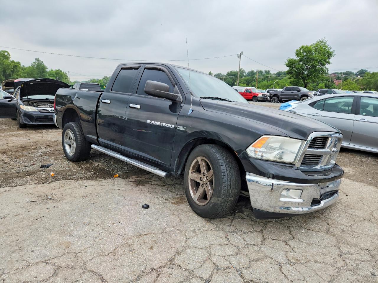 2011 Dodge Ram 1500 Black vin: 1D7RV1GT7BS659401