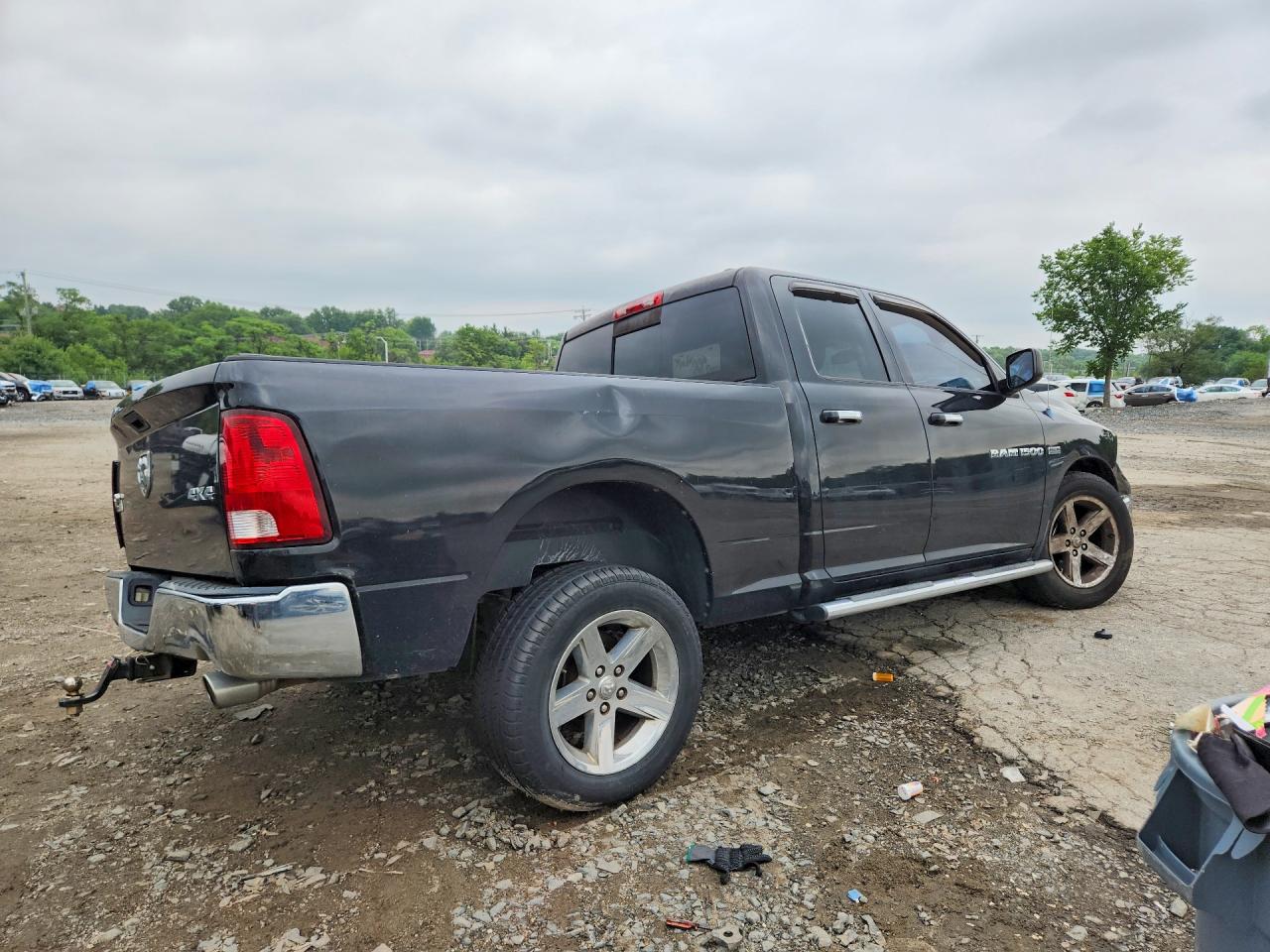 2011 Dodge Ram 1500 Black vin: 1D7RV1GT7BS659401