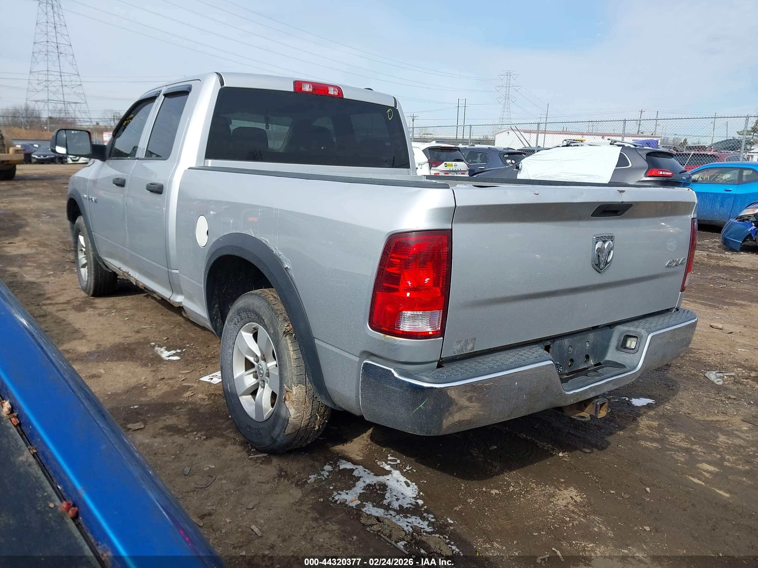 2010 Dodge Ram 1500 St Silver vin: 1D7RV1GT8AS103497